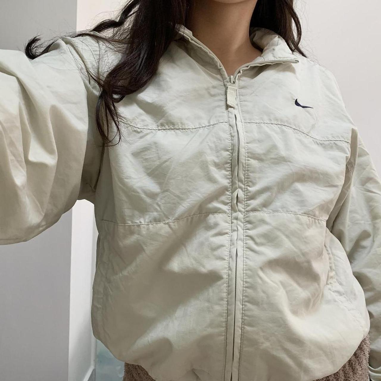 beige nike jacket