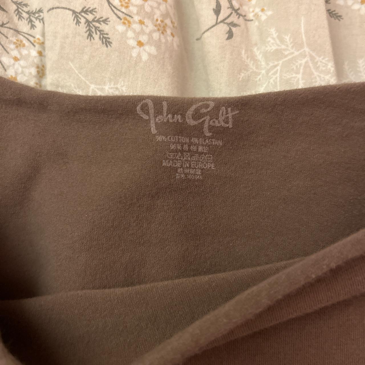 brandy melville brown cropped bonnie off shoulder... Depop