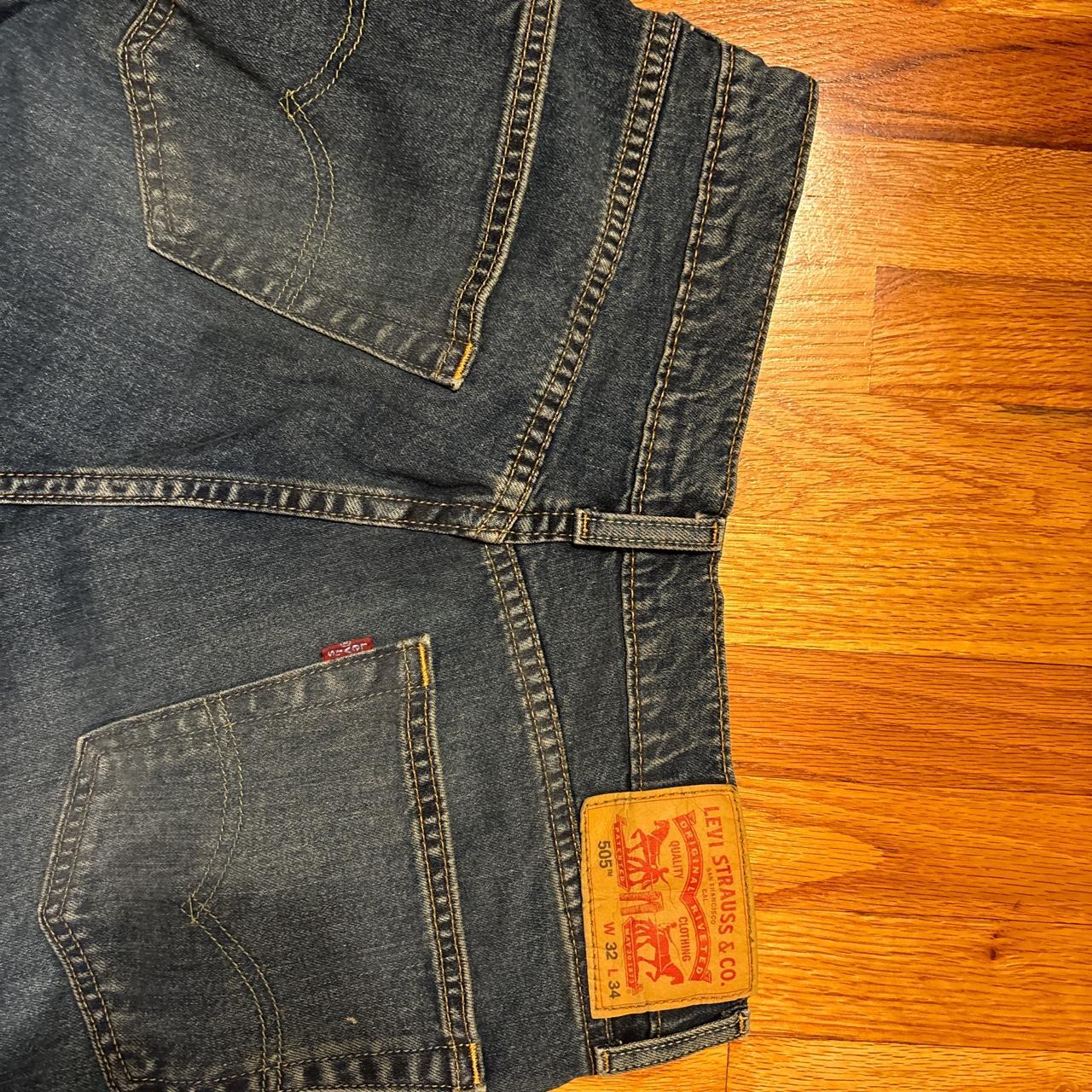 1 of 1 flared western levi’s with a different washed... - Depop