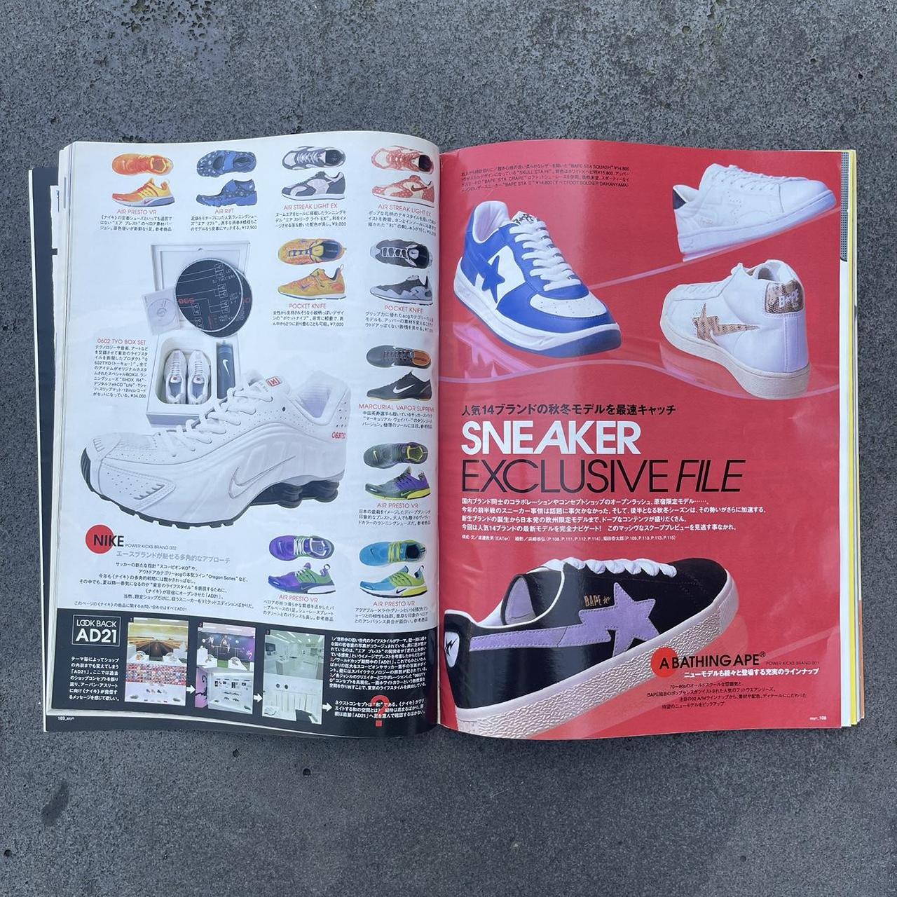 VINTAGE Y2K JAPANESE SNEAKERS STREETWEAR MAGAZINE | Depop
