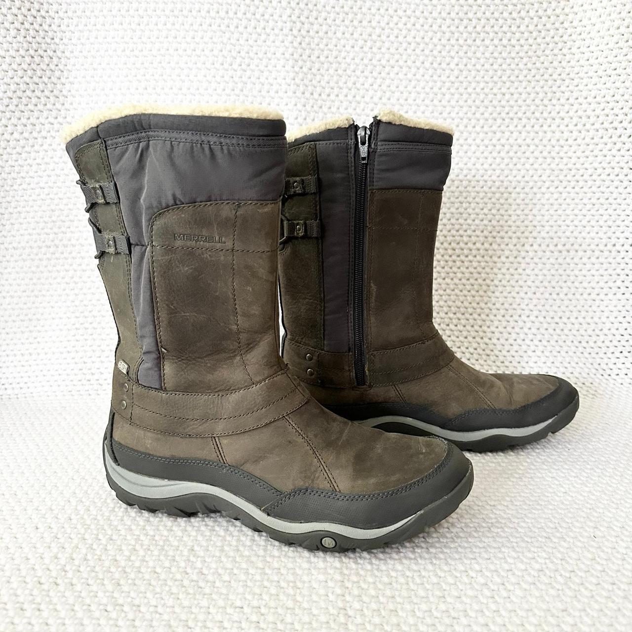 Merrell Women's Boots Grey/Brown US 10 – Size 10 from Merrell