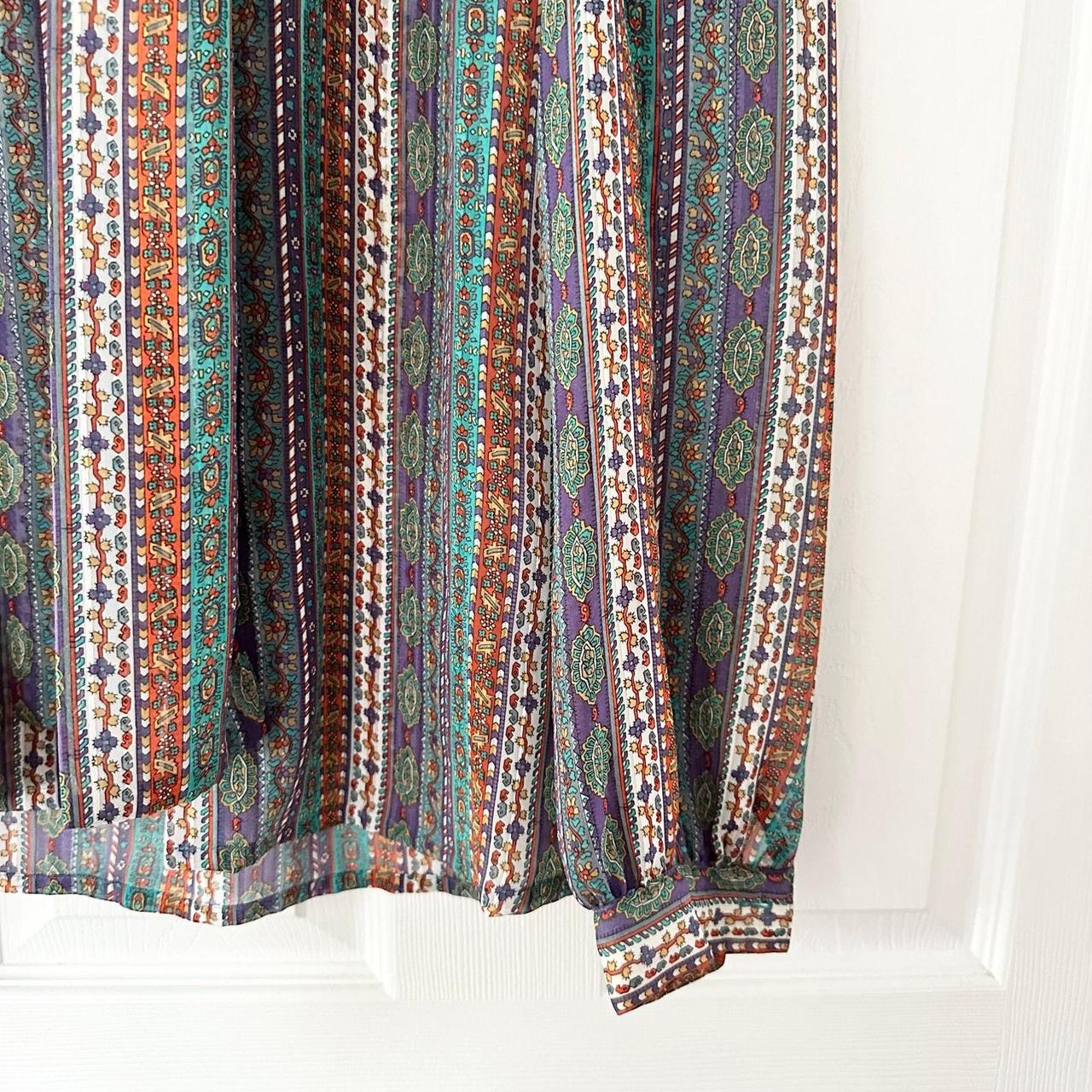 Source Unknown Women's Blouse - Blue/Multi - 10 –… - image 5