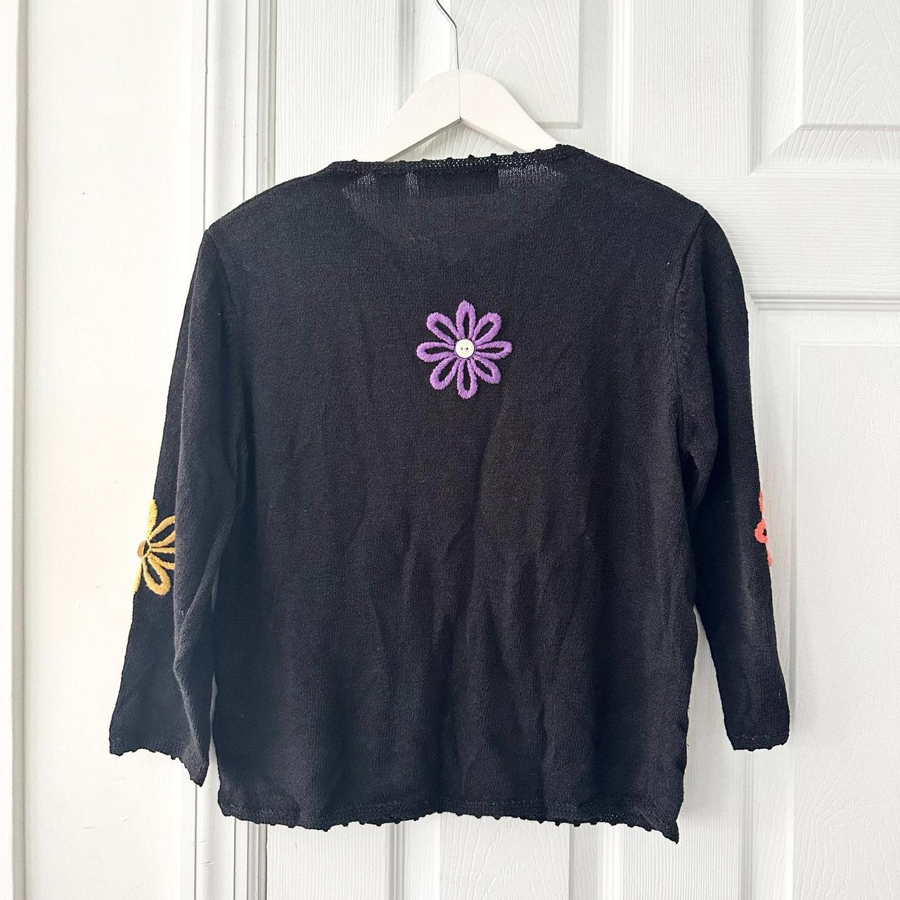 Source Unknown Women's Sweater - Black/Multi - M … - image 4