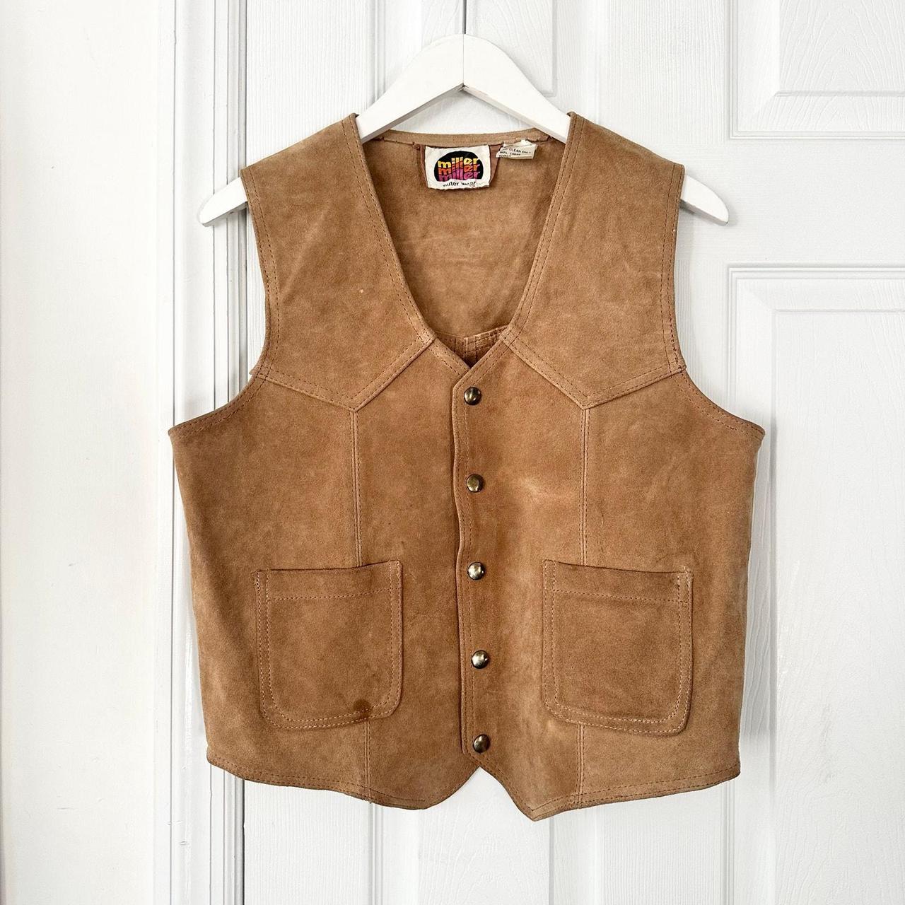 Source Unknown Men's Vest - Tan - M – Size medium… - image 1