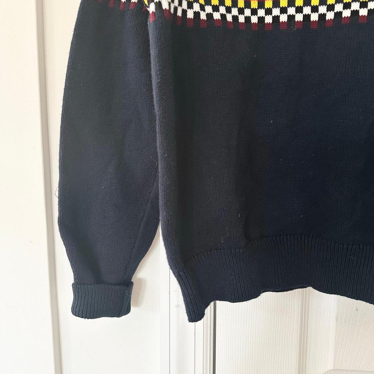 Source Unknown Men's Sweater - Red/Blue - S – Siz… - image 4