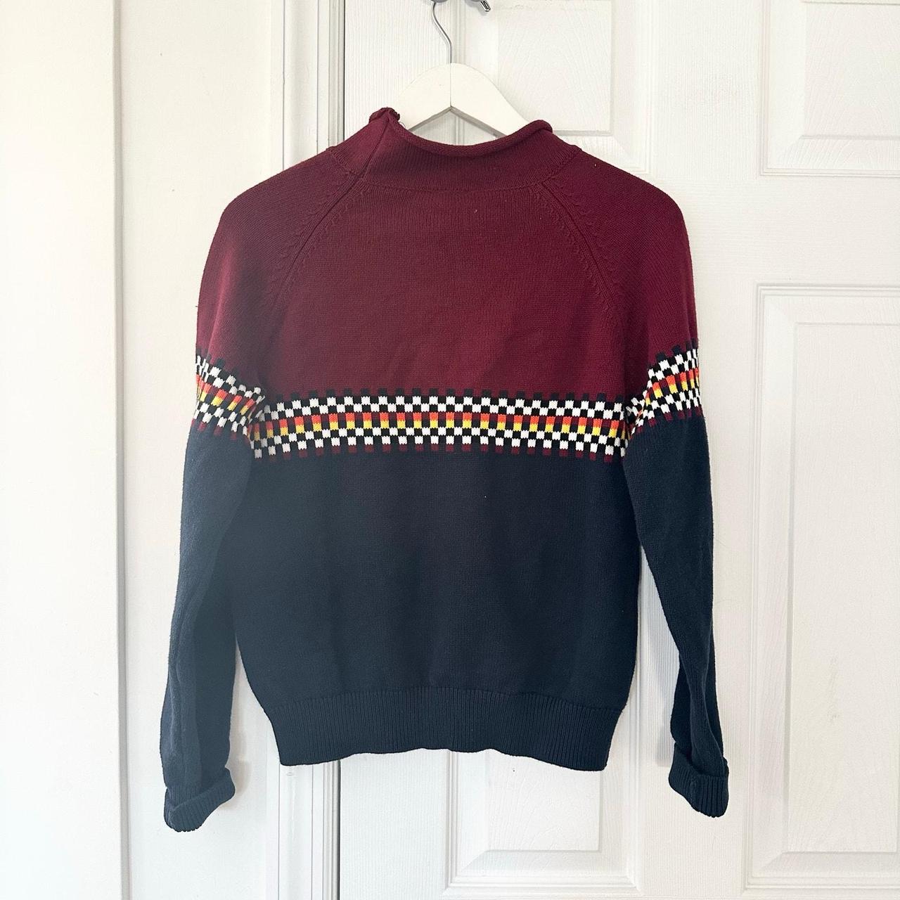 Source Unknown Men's Sweater - Red/Blue - S – Siz… - image 8