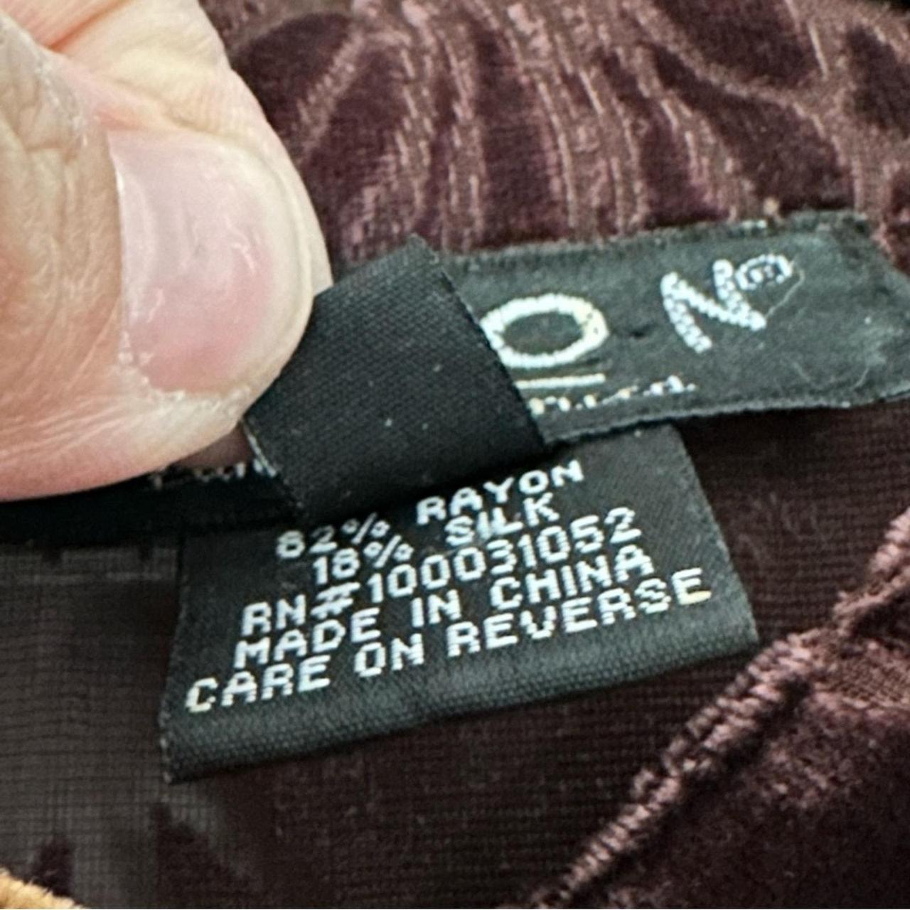 Source Unknown Women's Blouse - Brown - S – Size … - image 6