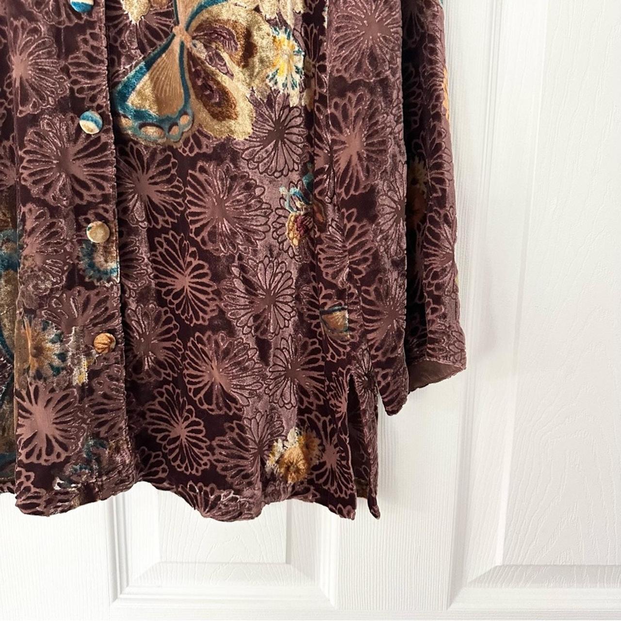 Source Unknown Women's Blouse - Brown - S – Size … - image 3