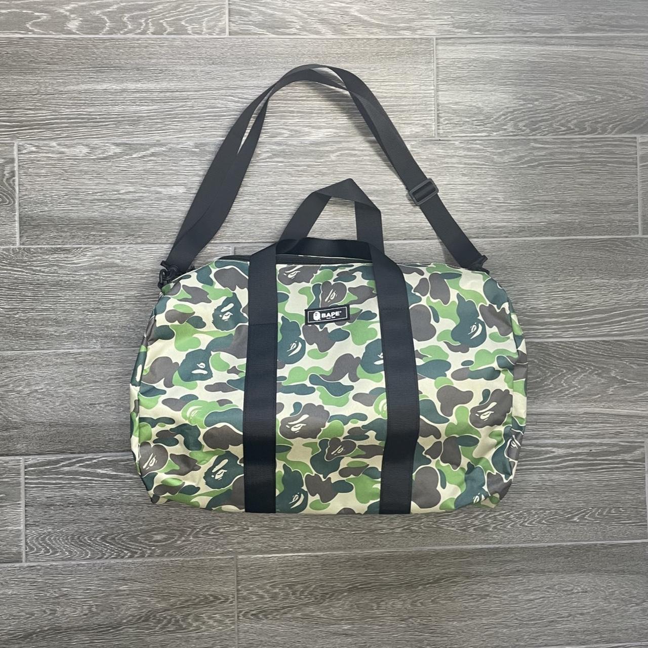 Bape small duffel bag green camo✓ All items on my - Depop