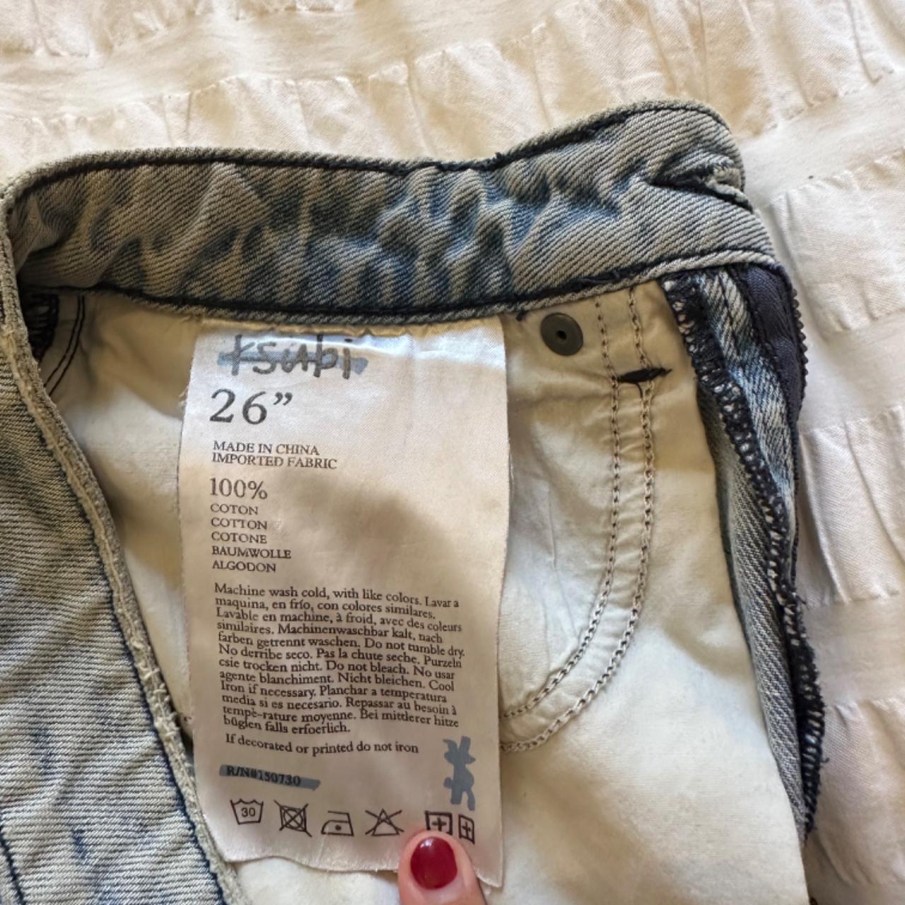 Vintage denim shorts from Ksubi Size 26” seen on | Depop Vintage denim shorts from Ksubi Size 26” seen on | Depop