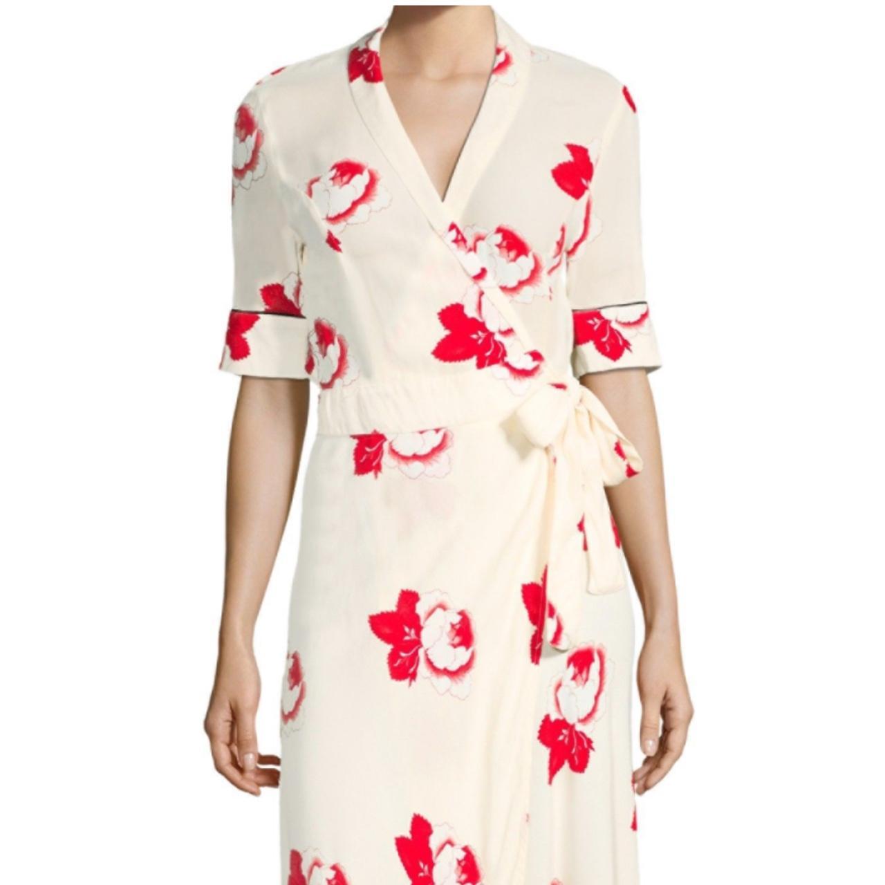 Ganni harley sales crepe wrap dress