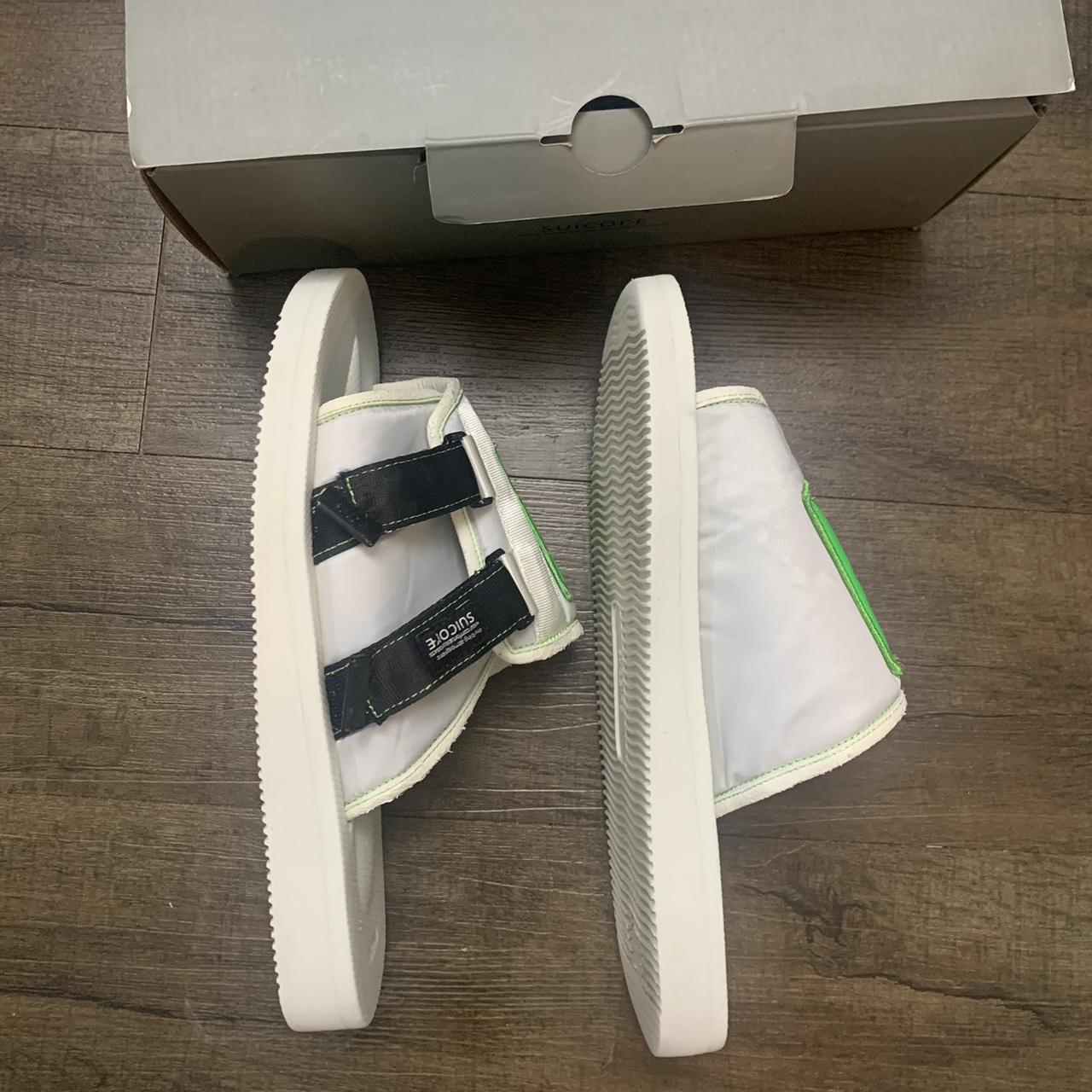 Rare palm angels x suicoke slides sandals white and - Depop