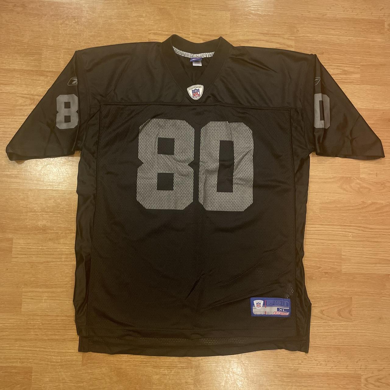 Oakland Raiders Jerry Rice #80 NFL equipment Reebok Jersey XL