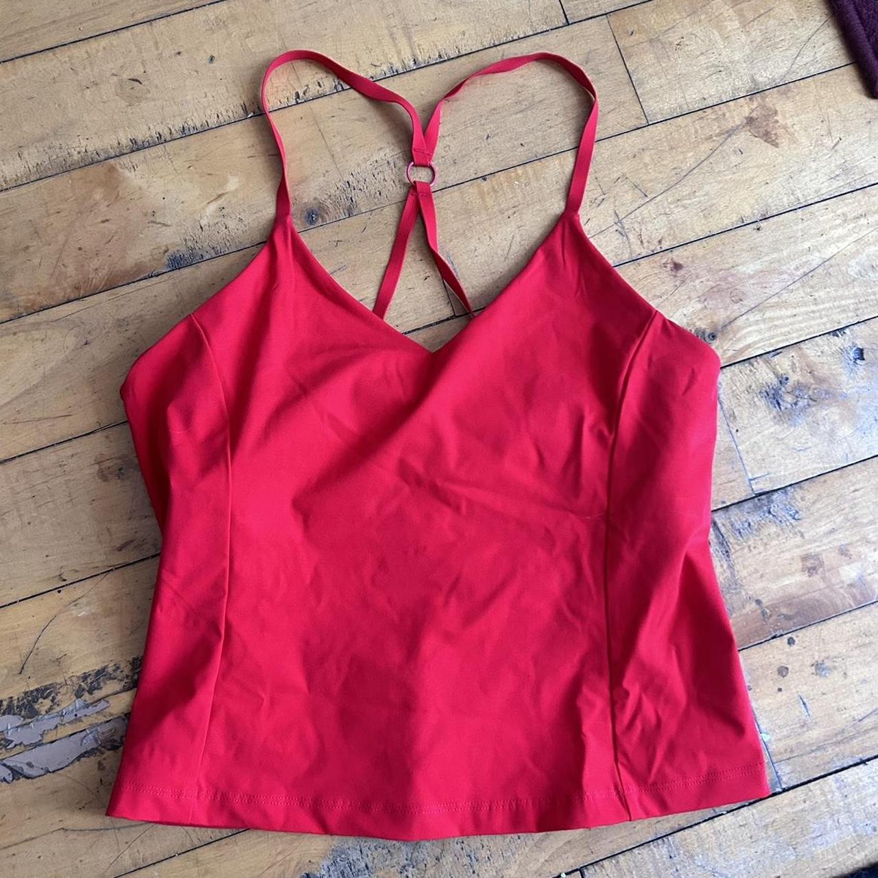 Outdoor Voices Women's Red Vest Depop