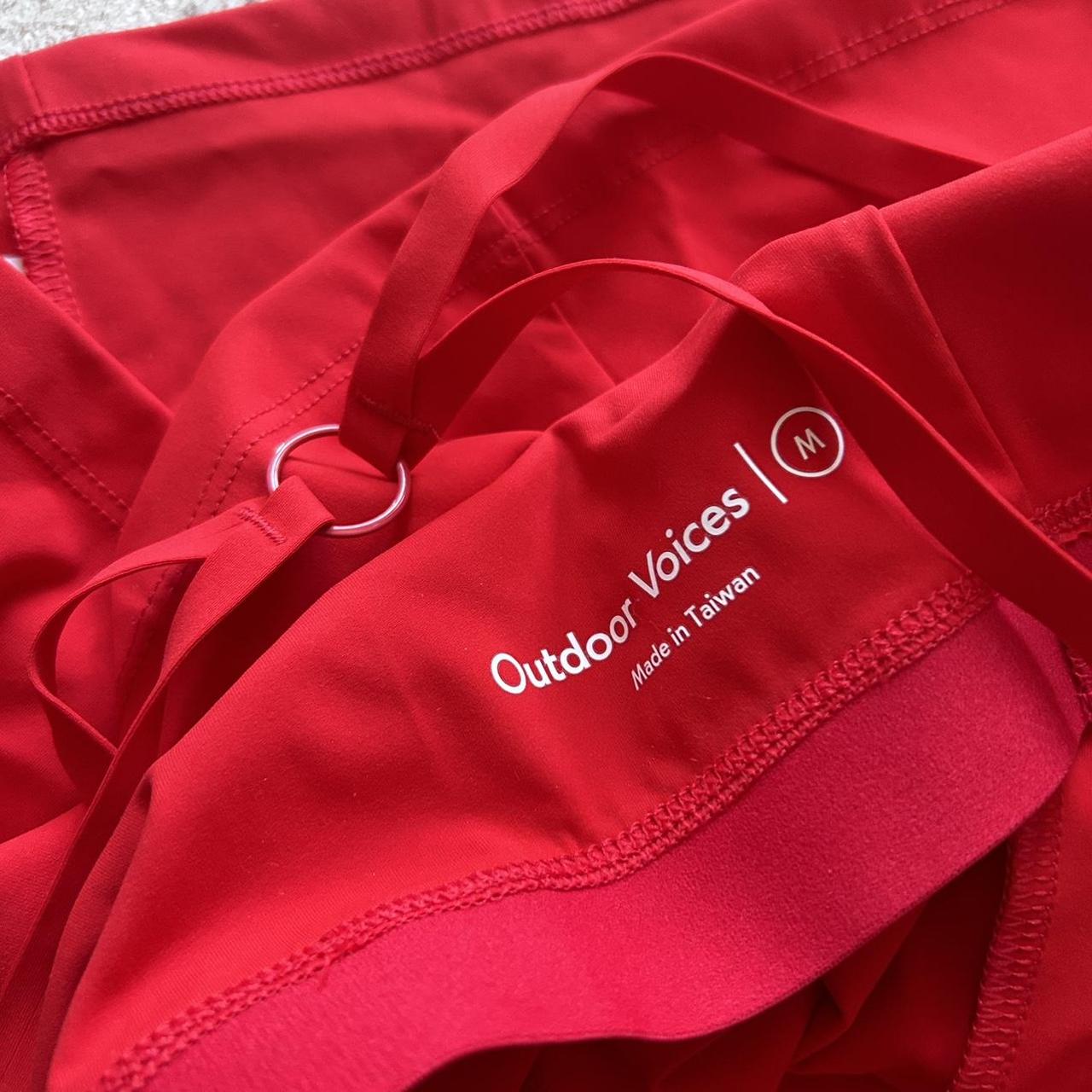 Outdoor Voices Women's Red Vest Depop