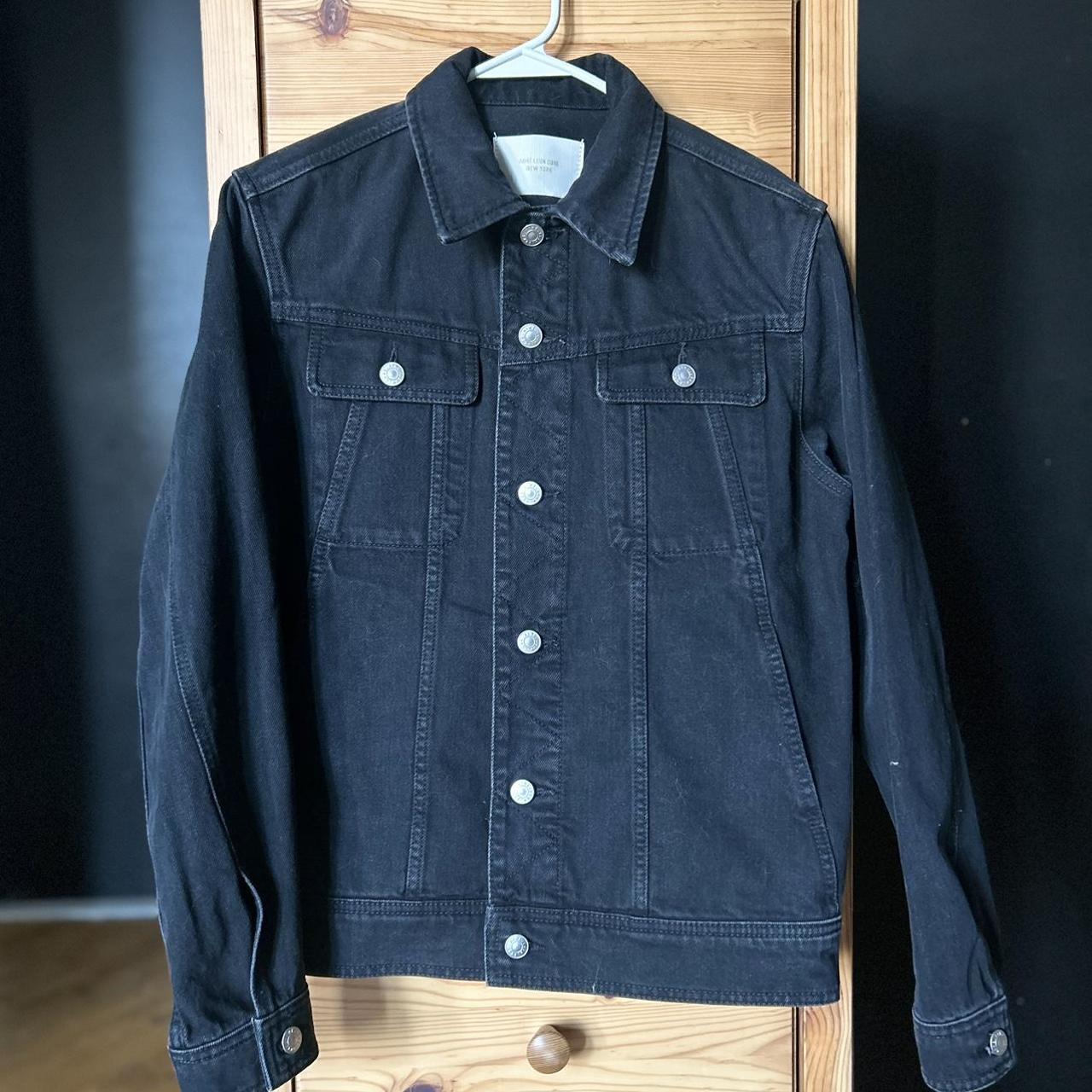 Aimé Leon Dore SS22 Black Denim Trucker Jacket....