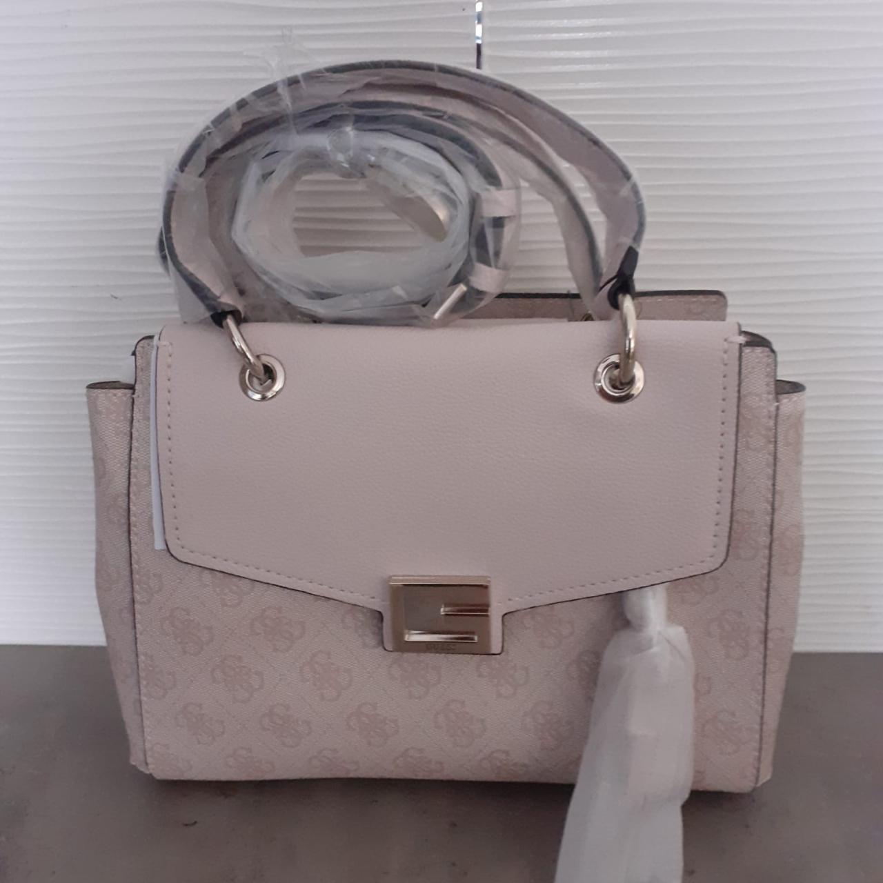 Guess Valy 4g Logo Mini Handbag Nude, Guess Valy