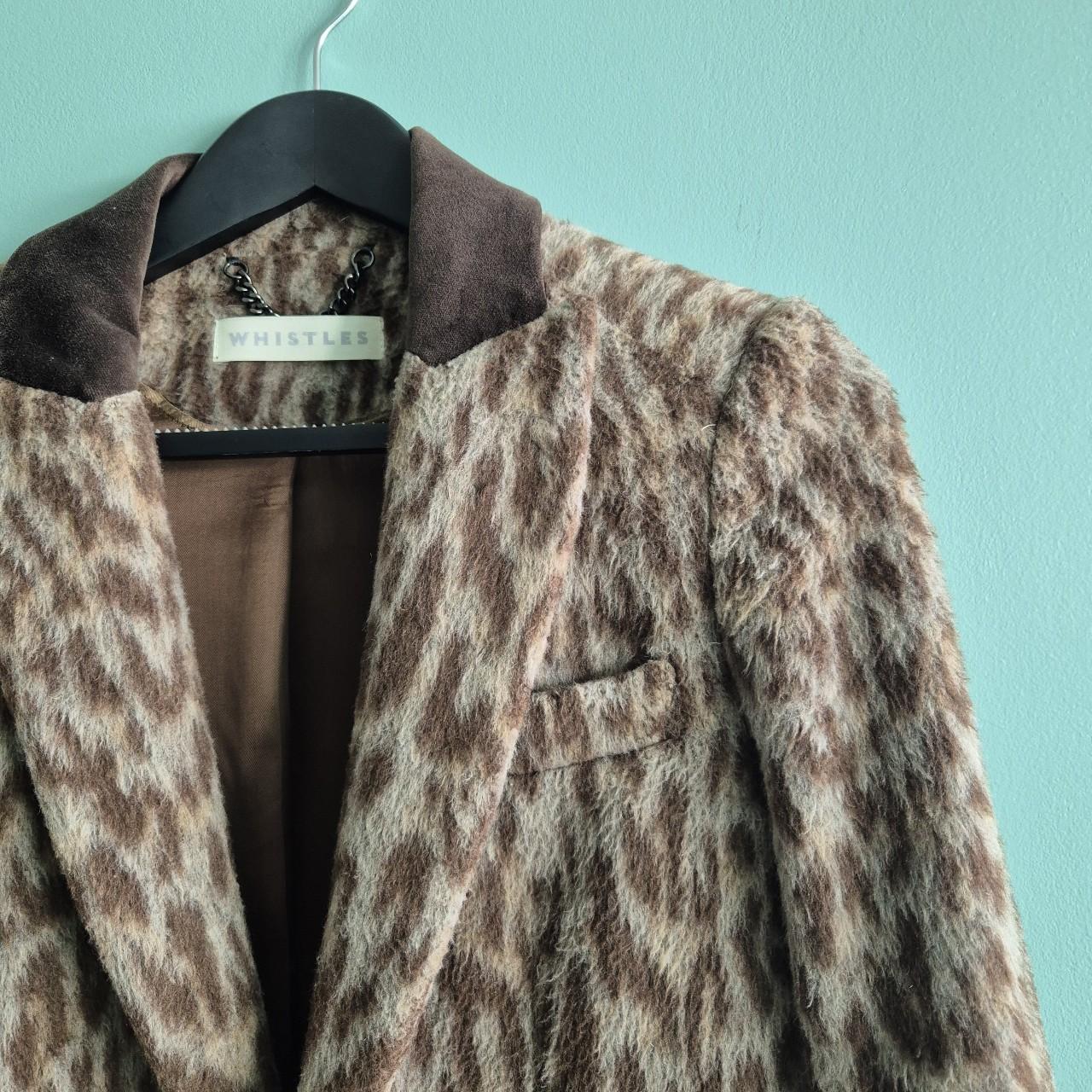 Whistles leopard print coat hotsell
