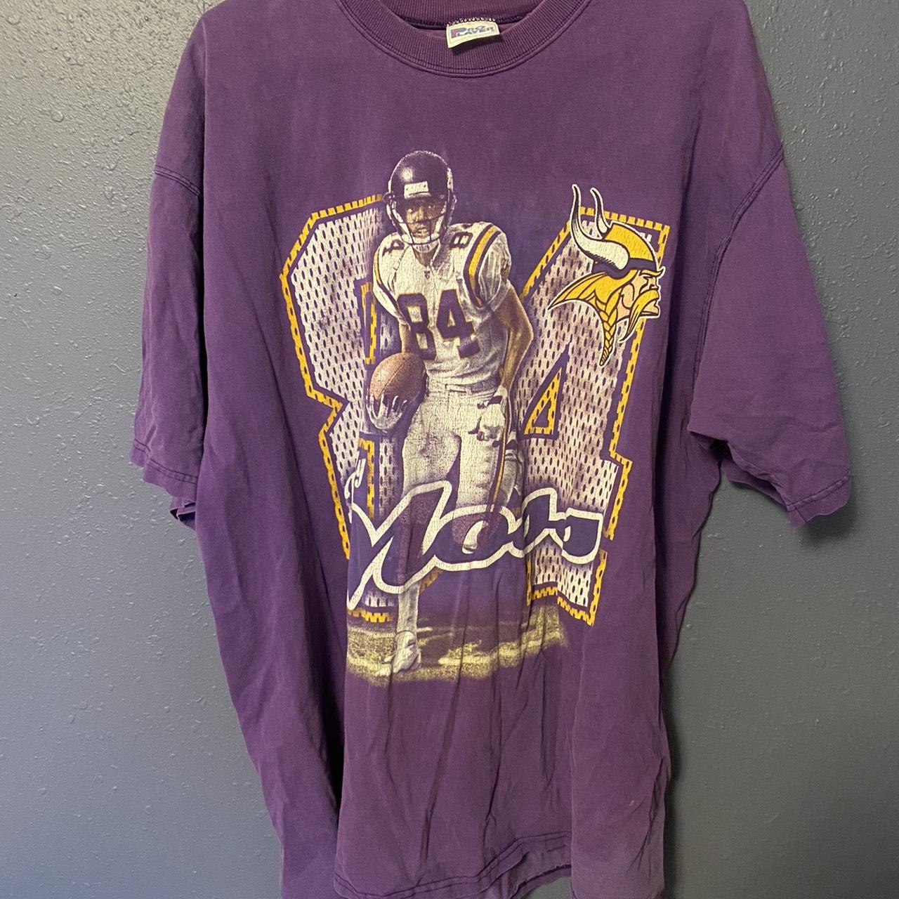 Vintage 90s Randy Moss Minnesota Vikings Pro Player T Shirt 