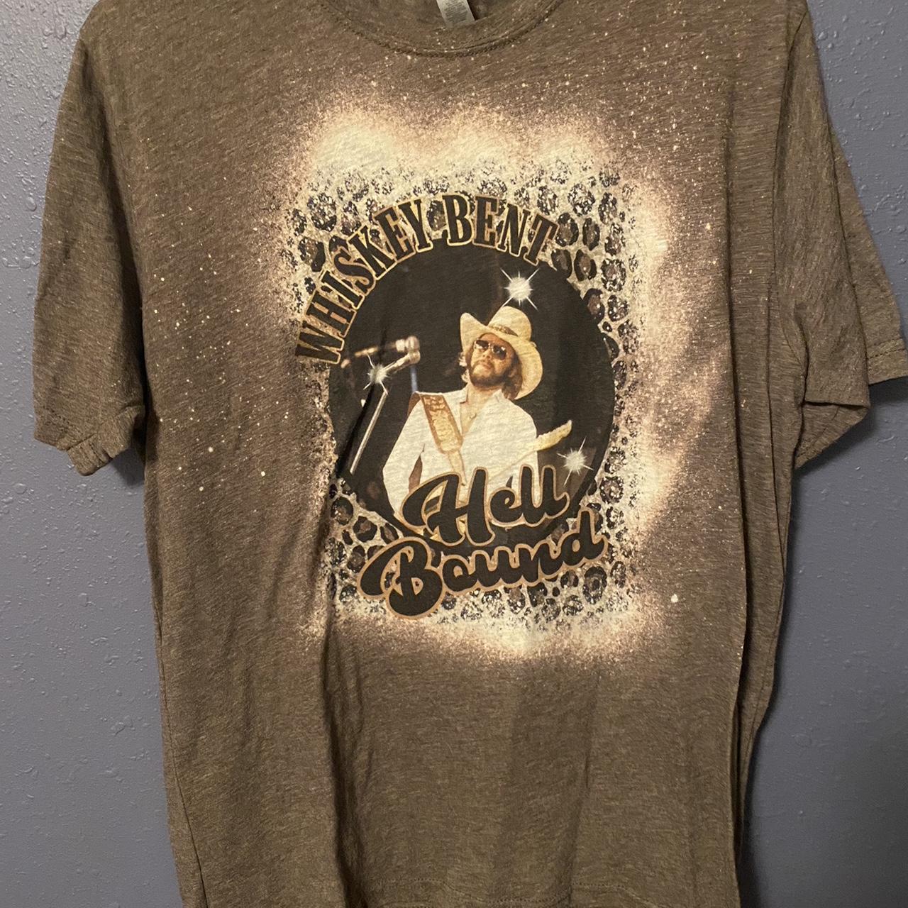 Hank Williams Jr Tour T Shirt (L) Bocephus Whiskey... Depop