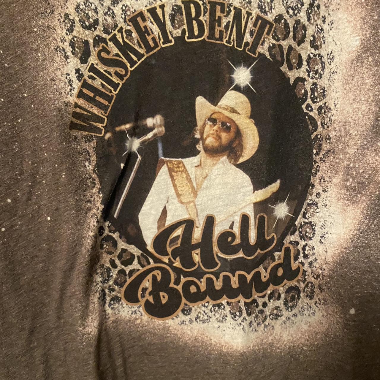 Hank Williams Jr Tour T Shirt (L) Bocephus Whiskey... Depop