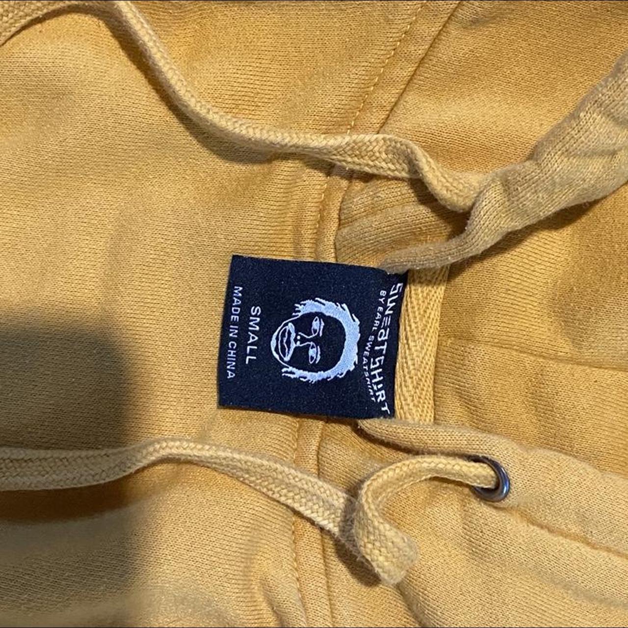 Earl sweatshirt yellow hoodie hotsell