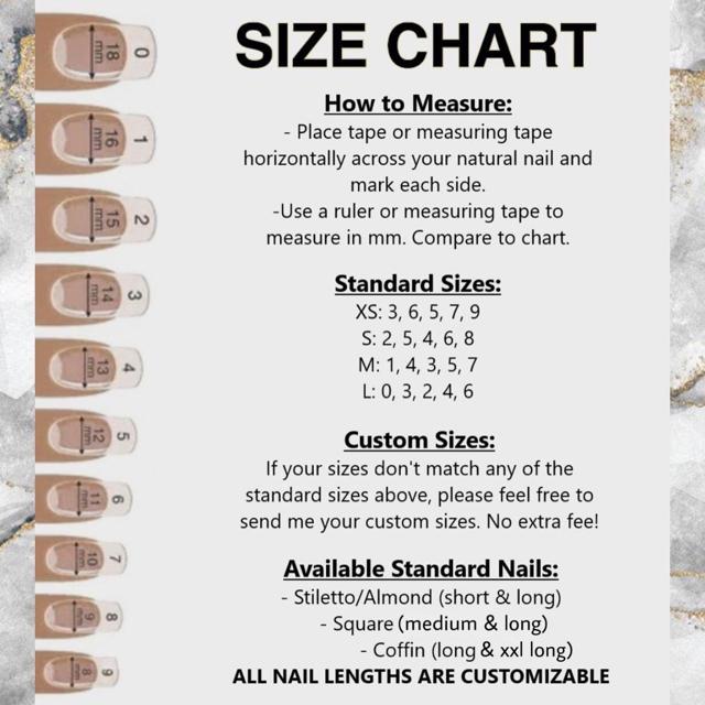 SIZE GUIDE IN INCHES CUSTOM MEASUREMENTS ACCEPTED - Depop