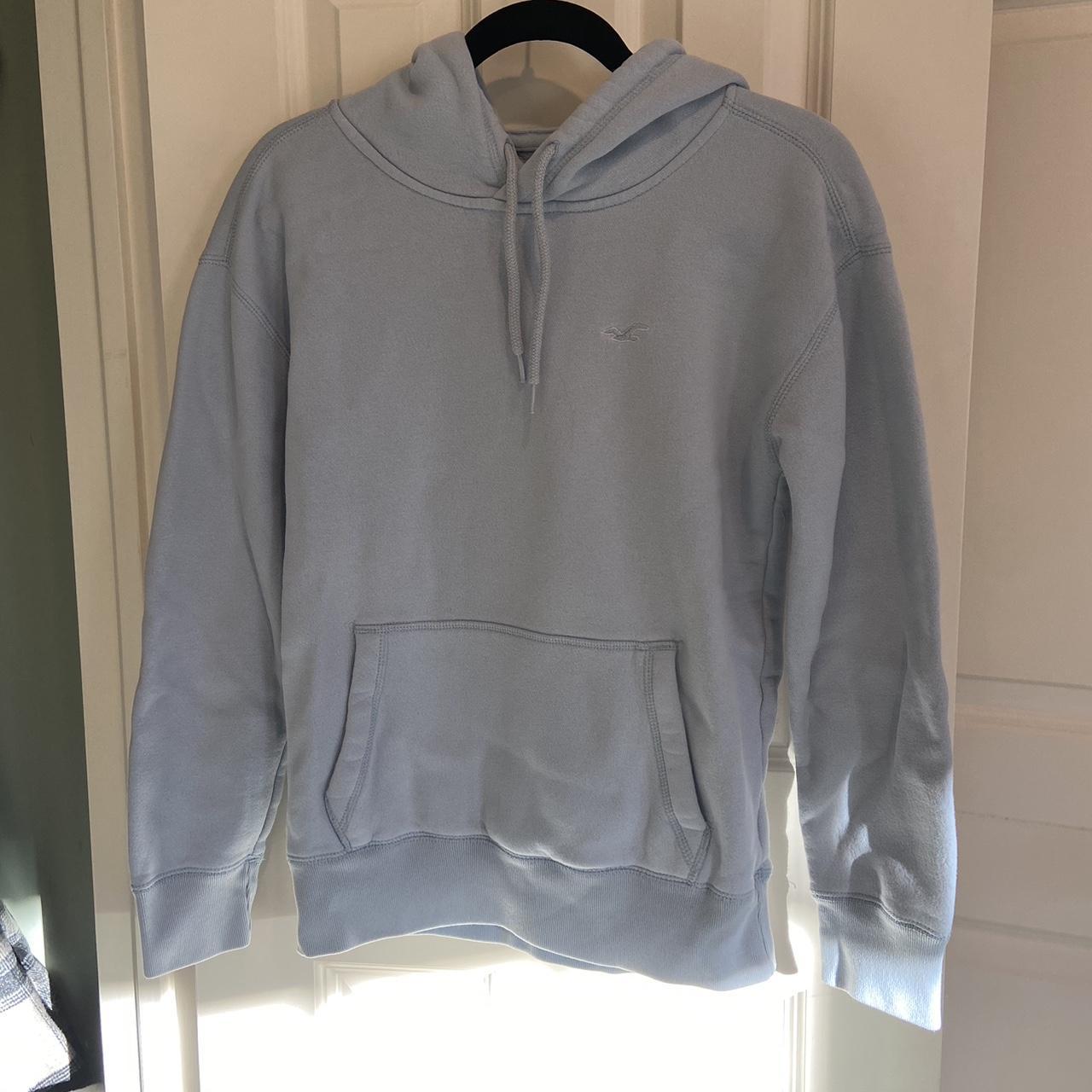 Baby blue hollister clearance hoodie