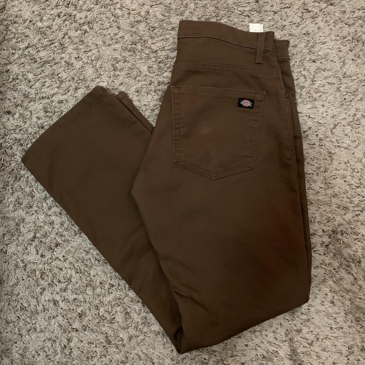 Dickies Men's Brown Trousers | Depop