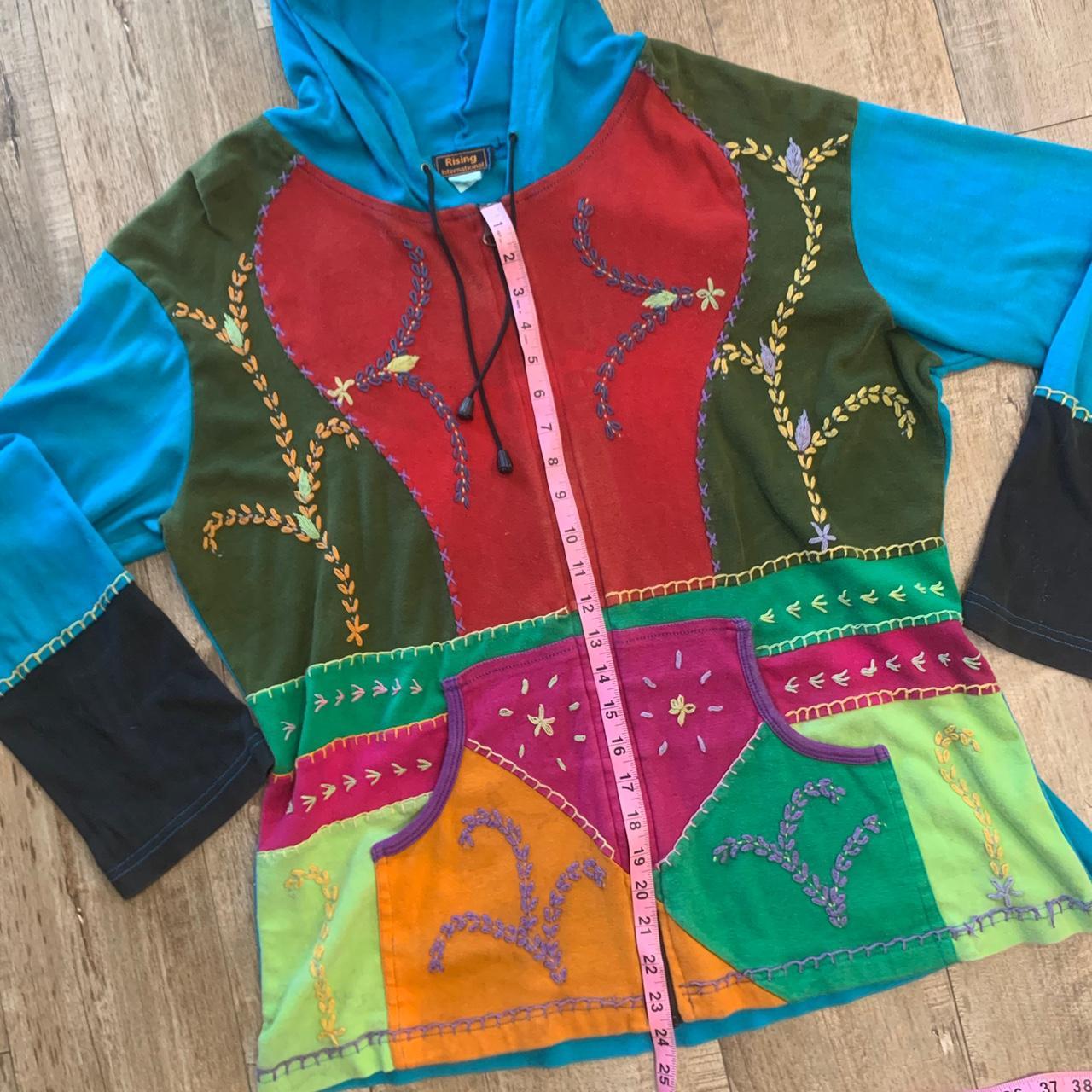 Women's Jacket - Multi - XXL – Handmade patchwork… - image 4