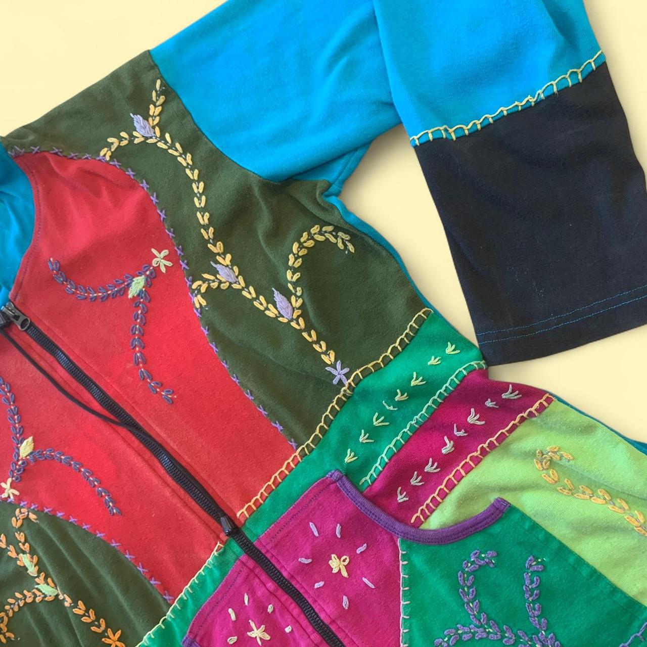 Women's Jacket - Multi - XXL – Handmade patchwork… - image 2