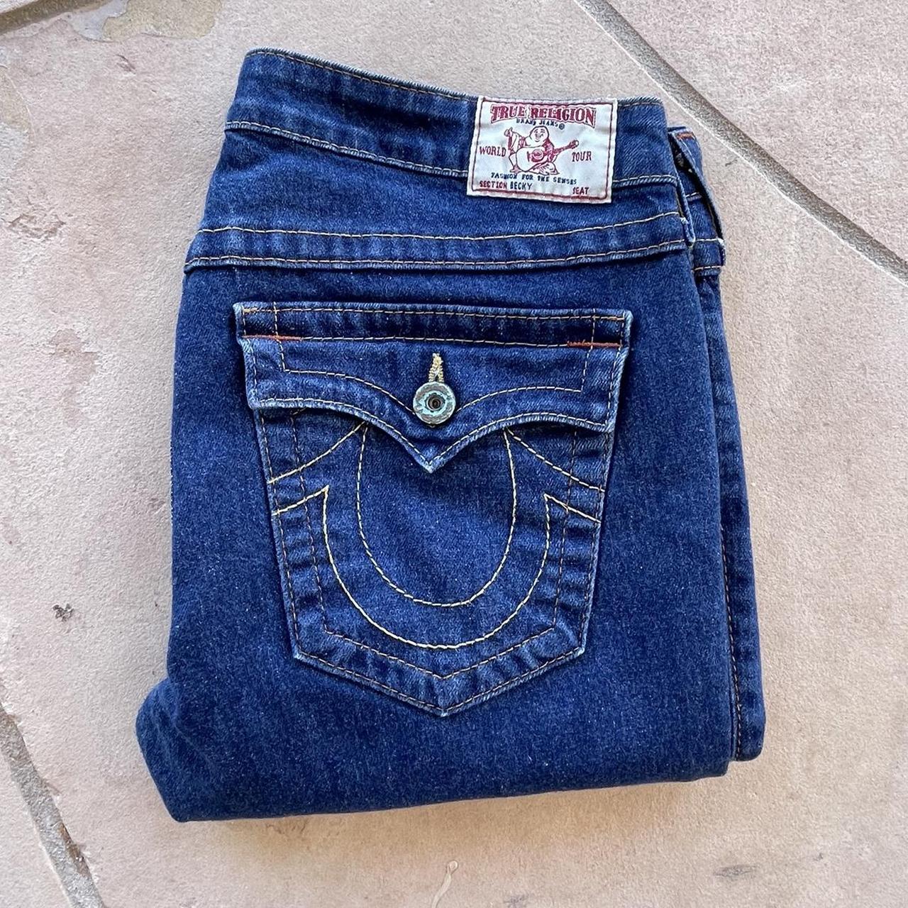 True Religion Y2K jeans tagged size 31x32. Great... - Depop