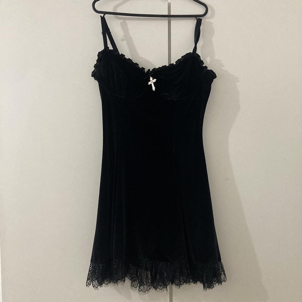 Dolls Kill Women's Black Dress | Depop