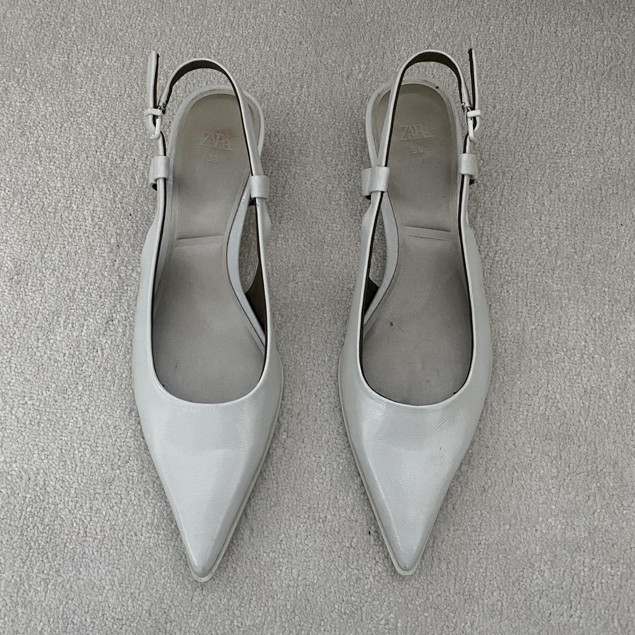 slingback kitten heels zara