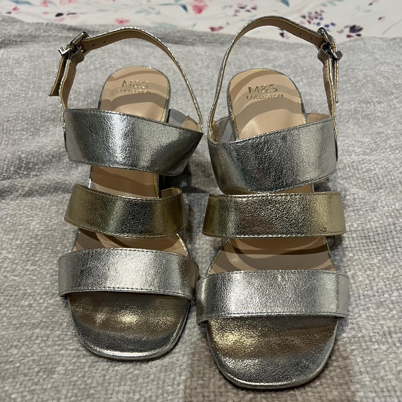 M and s silver hot sale sandals