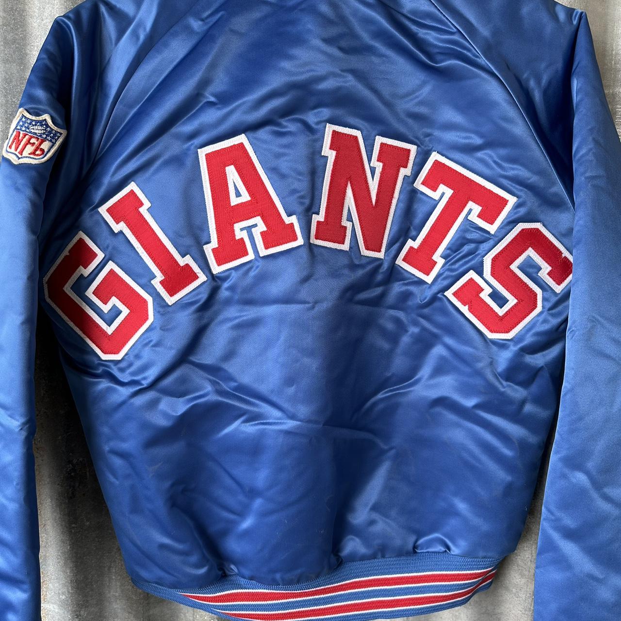 Vintage 90s NY Giants Starter Jacket Has some minor - Depop