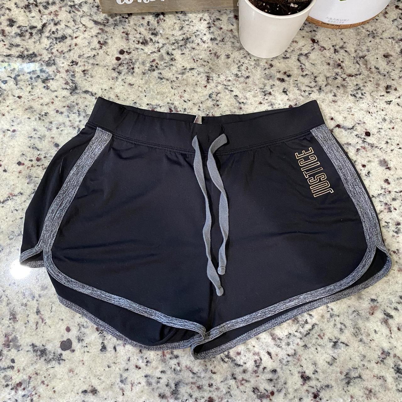 Justice sales black shorts