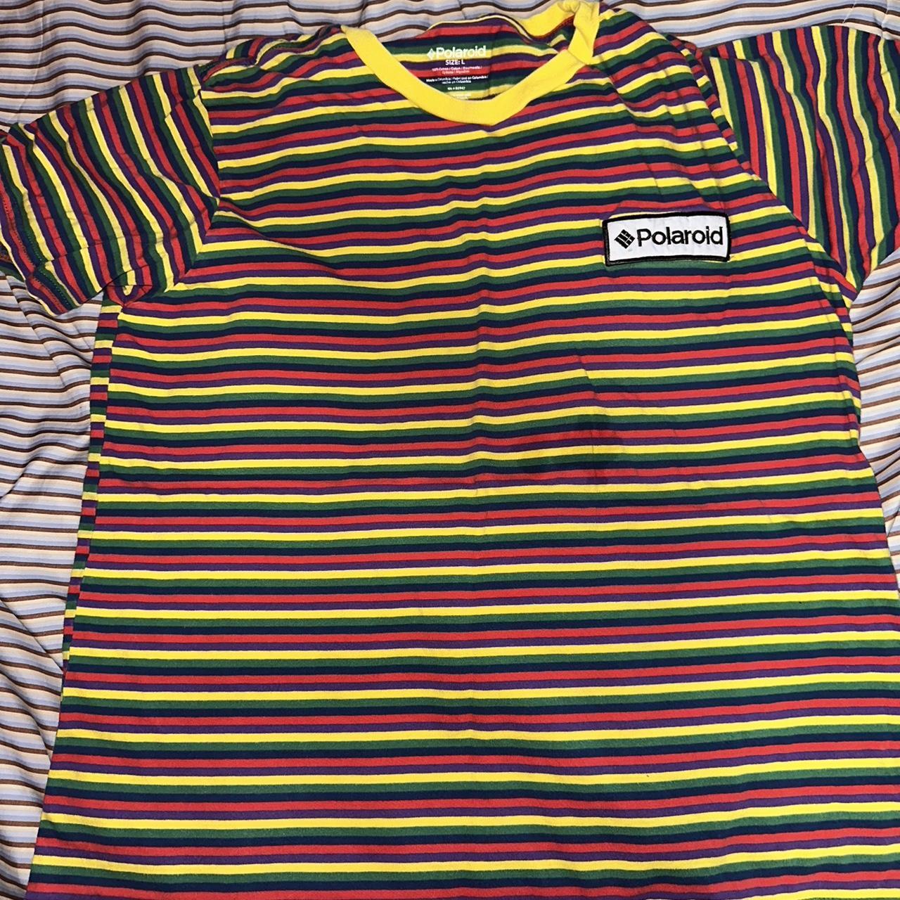 polaroid stripe shirt