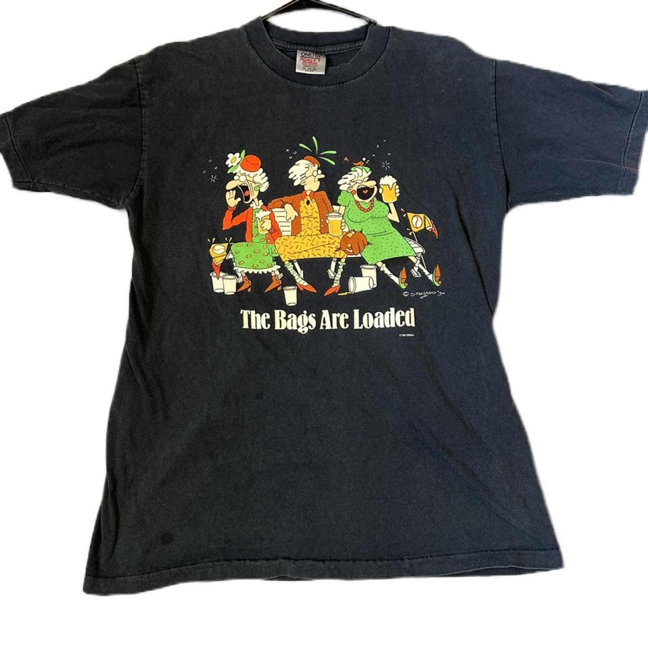 NEW特価90s Vintage Funny Granma T Shirt 2XL トップス