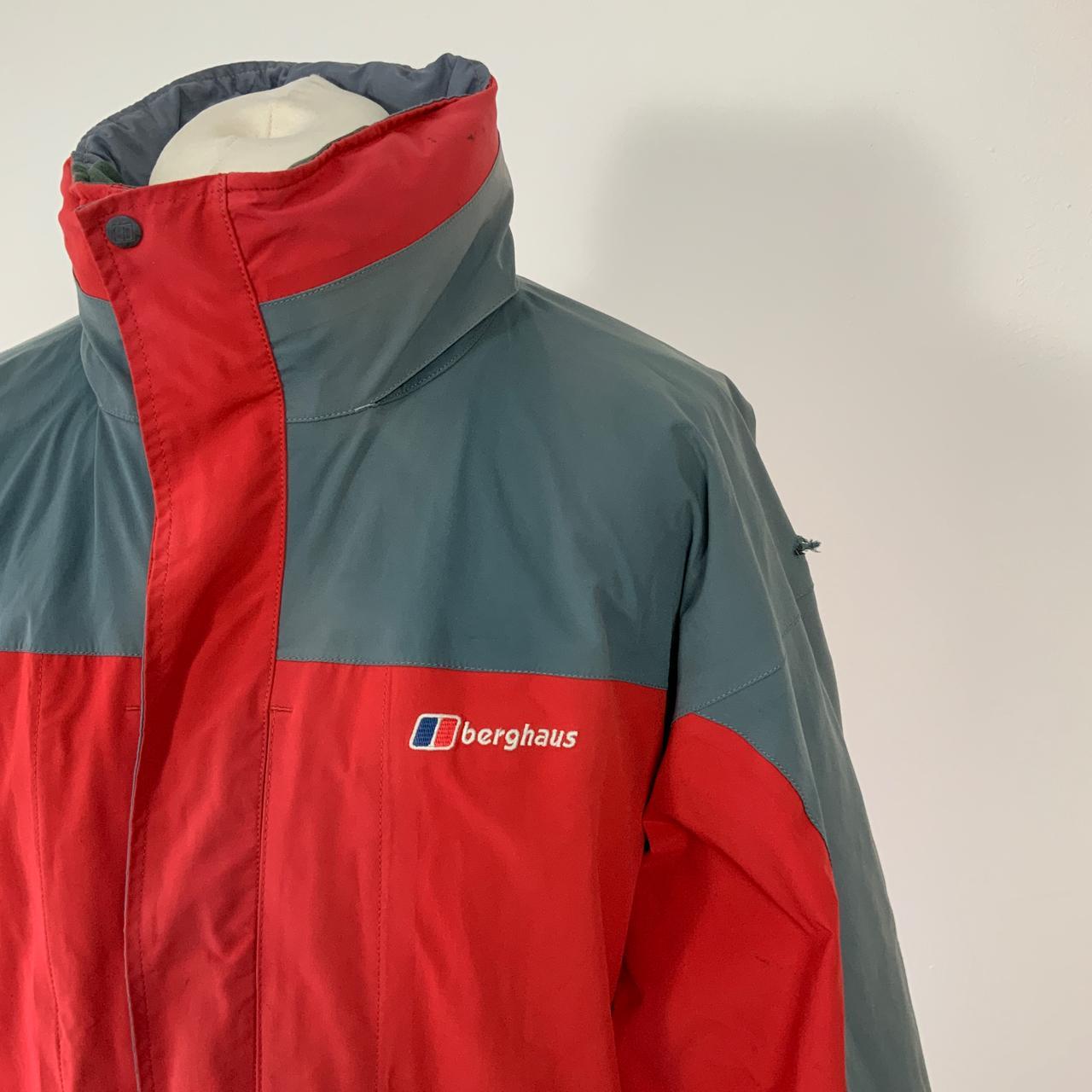 Mens Berghaus GoreTex Waterproof jacket Red &... Depop