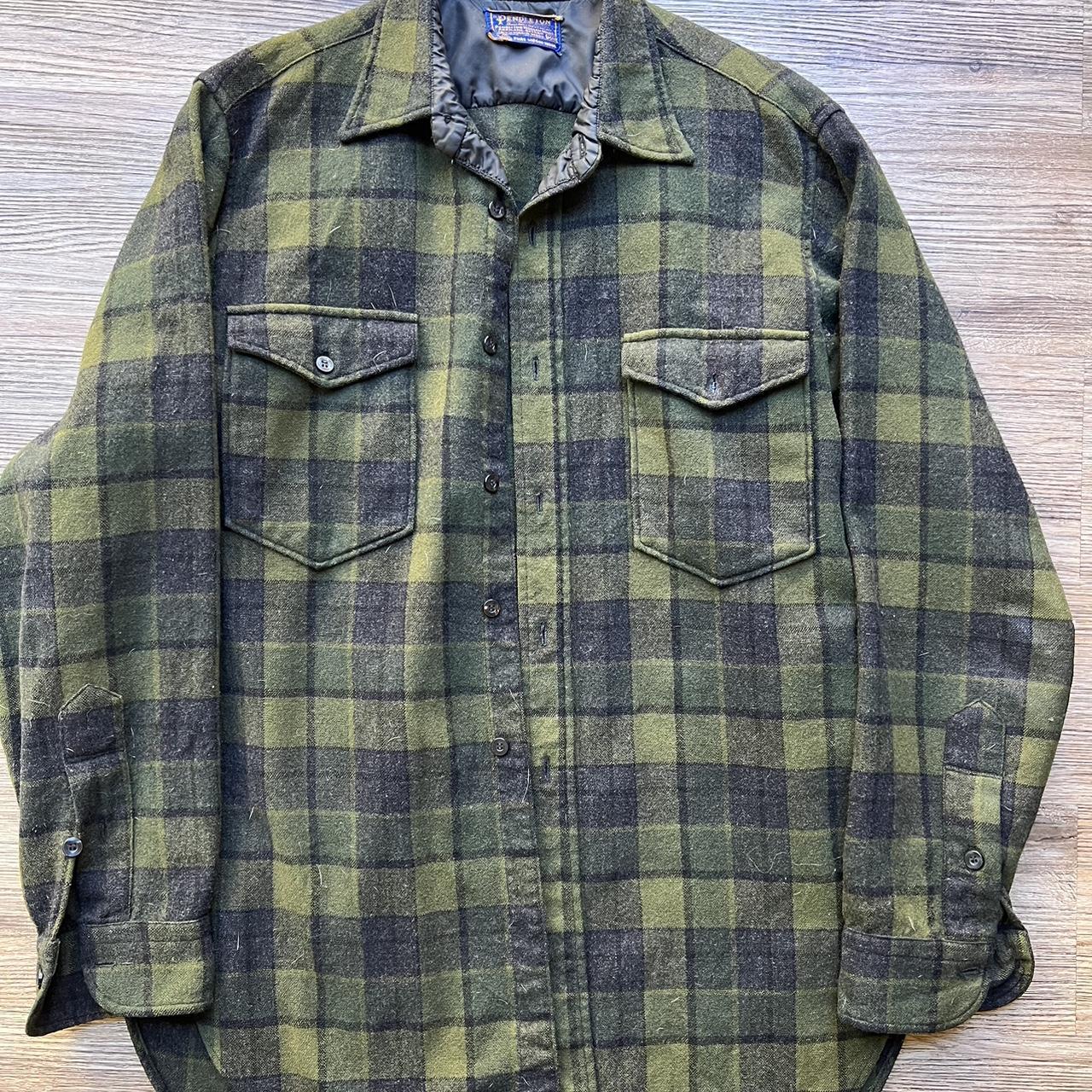 Pendleton Men's Green Shirt | Depop