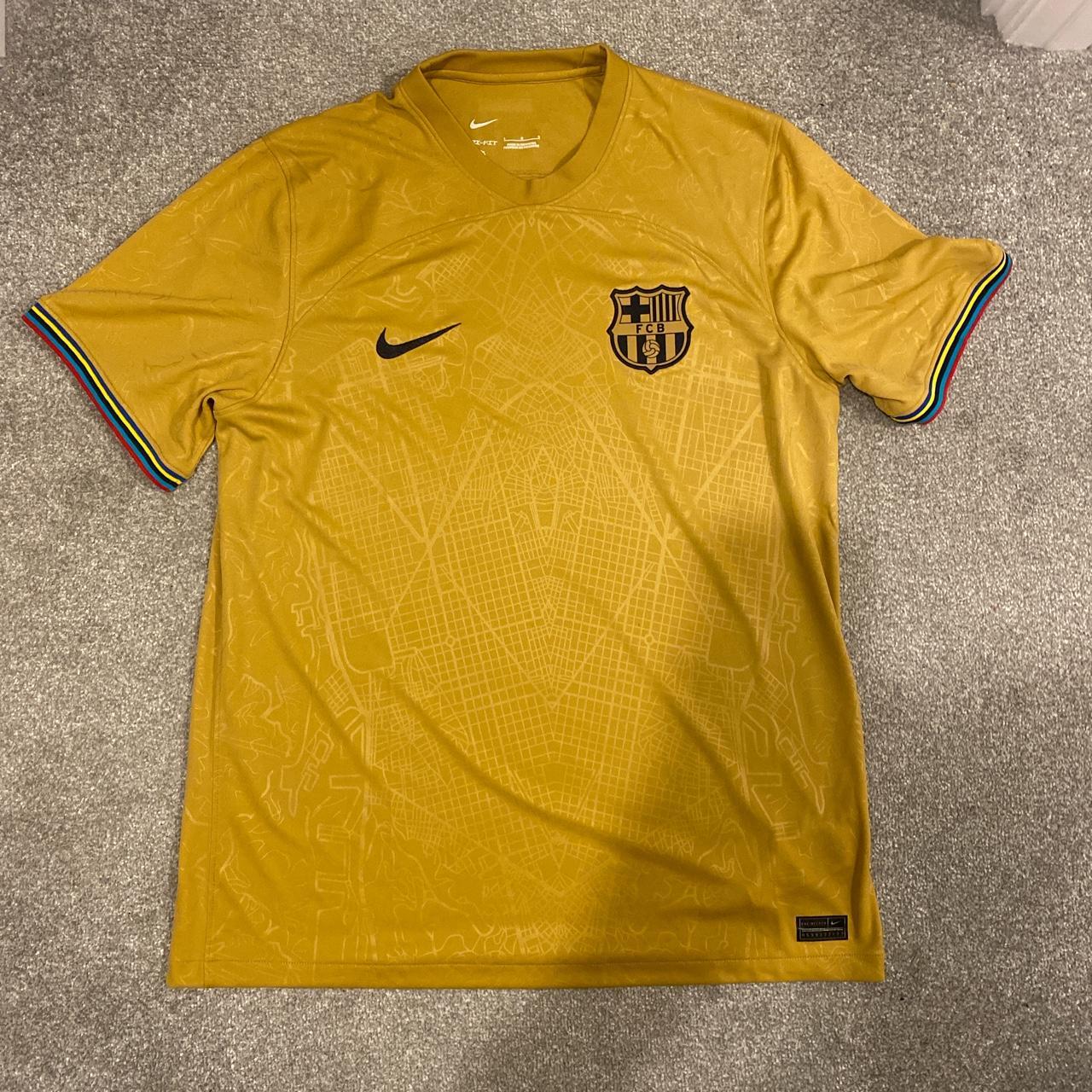 Barcelona Away Shirt 2022 2023 Season Brand: Nike - Depop