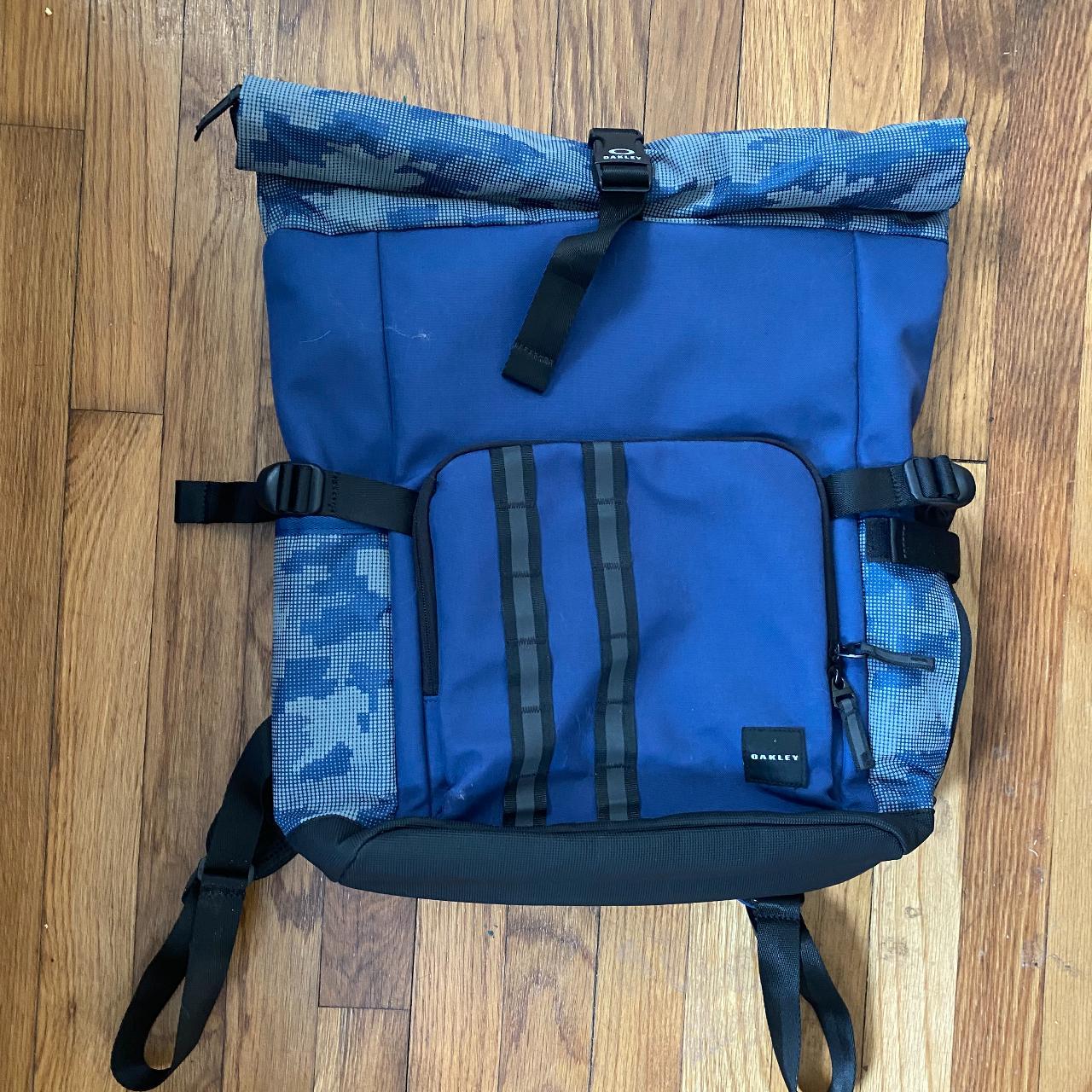 OAKLEY Utility Rolled Up Backpack Dark Blue Roll. Depop