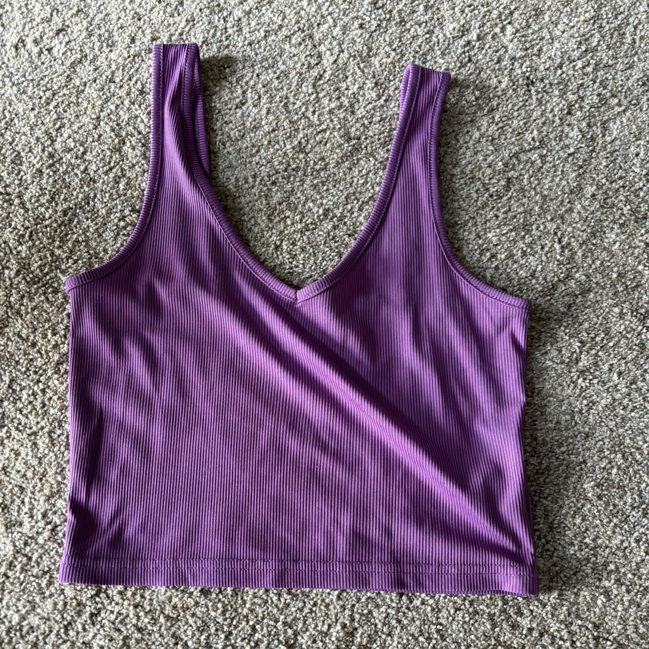 shein mauve athletic top size small #shein - Depop