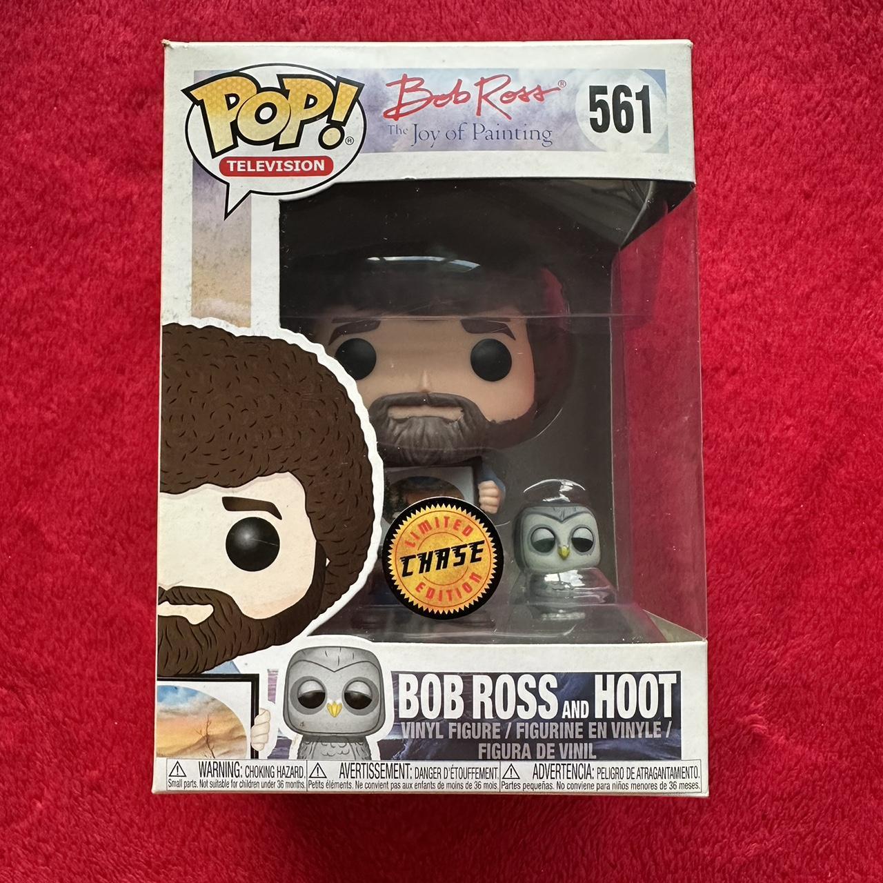 Bob Ross and Hoot Funko Pop Vinyl Never... - Depop