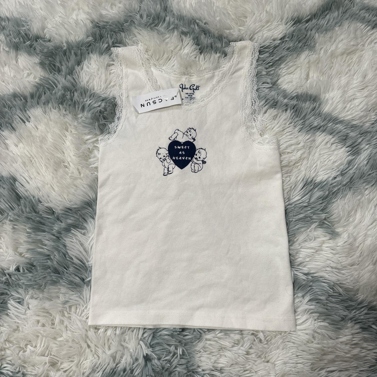 Brandy Melville Skylar Heart Tank ⭐️ BRAND NEW ⭐️ - Depop