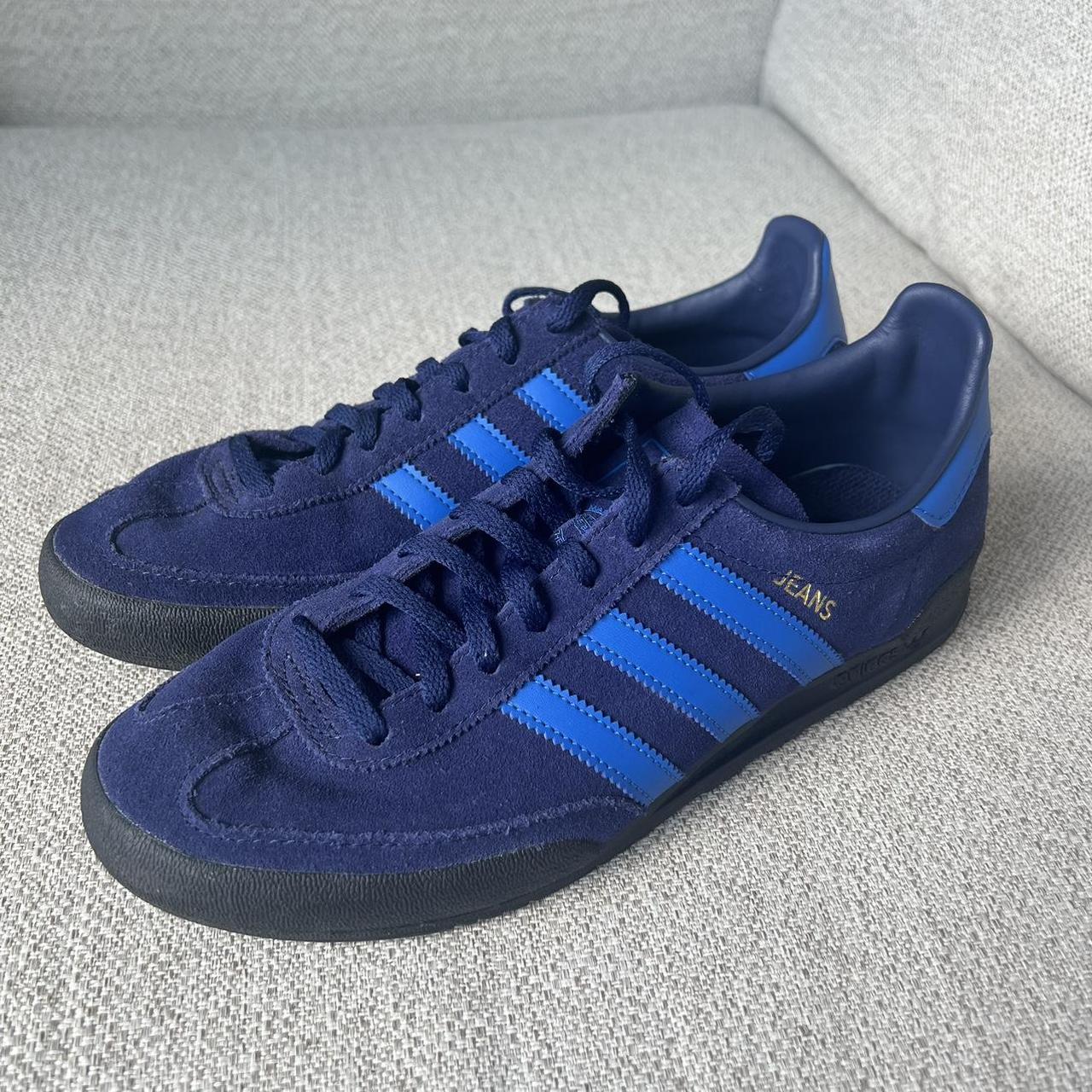 Adidas original jeans Only ever worn once, in... - Depop