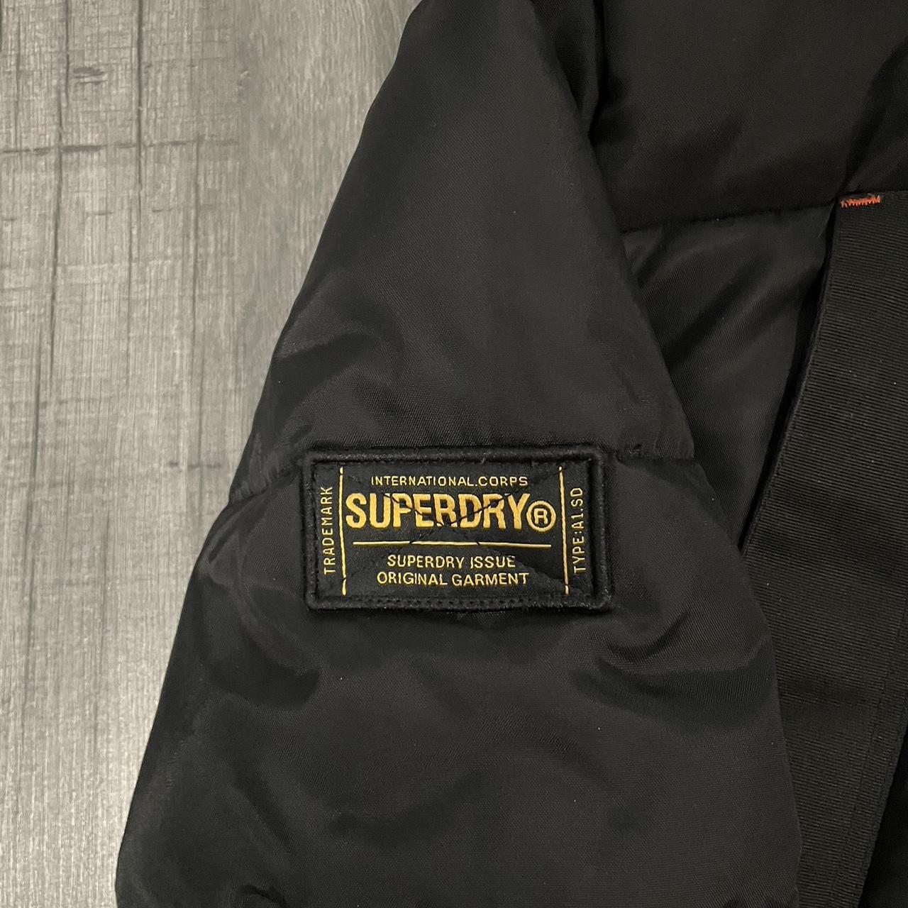 Superdry Black Chinook Parka Jacket ️ - 8/10... - Depop