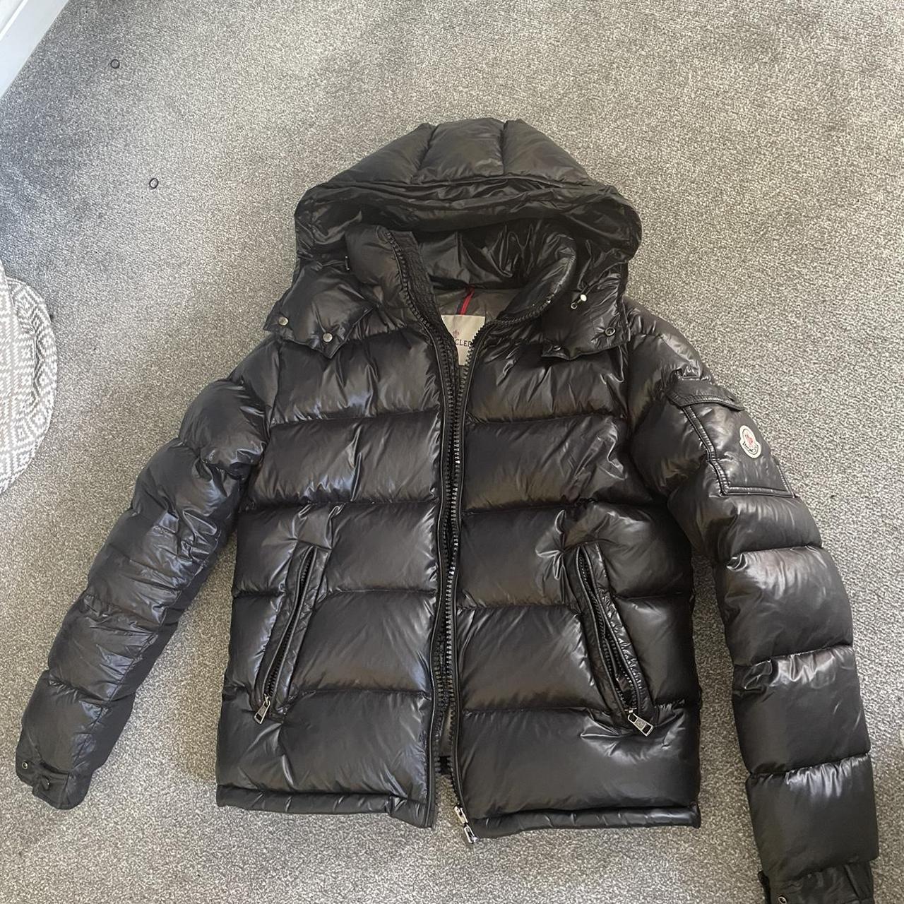 Black Moncler maya Size 1 Authentic Feel free to... - Depop