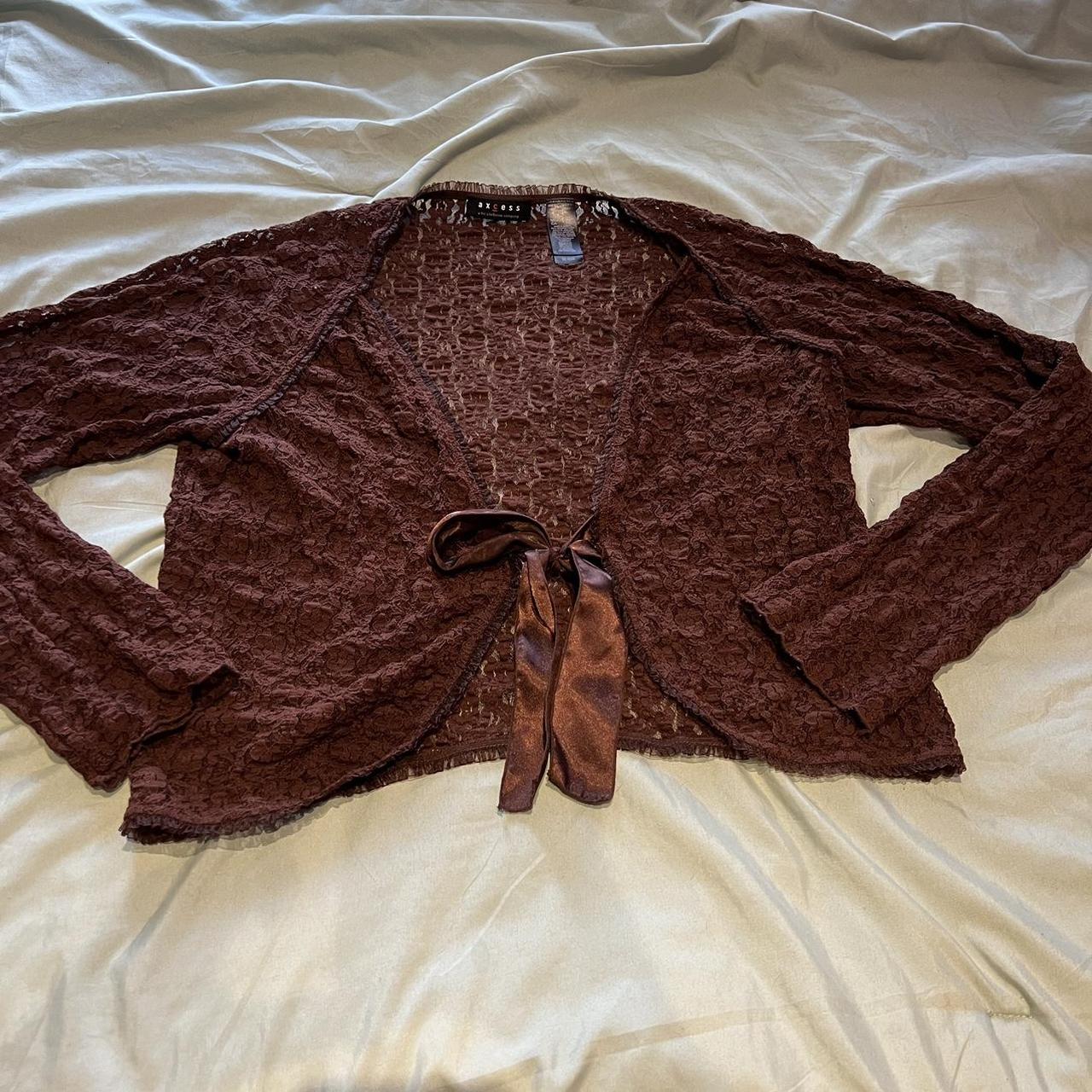 Women's Brown Cardigan Depop